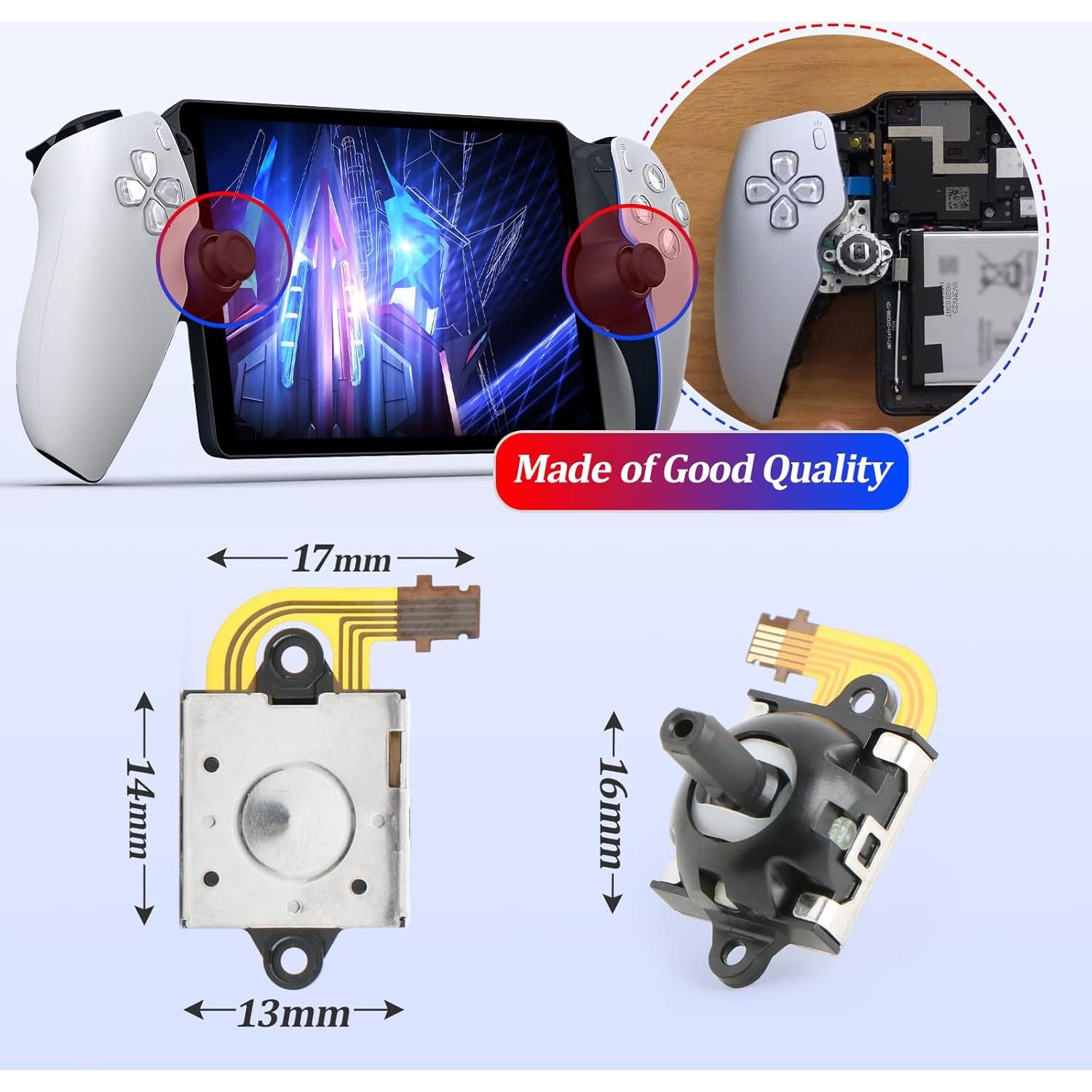 Reemplazo Joysticks Efecto Hall PS5 Portal/PSVR2 3D