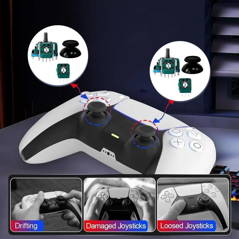 Paquete de 6 Joysticks Analógicos 3D HLRAO para PS5