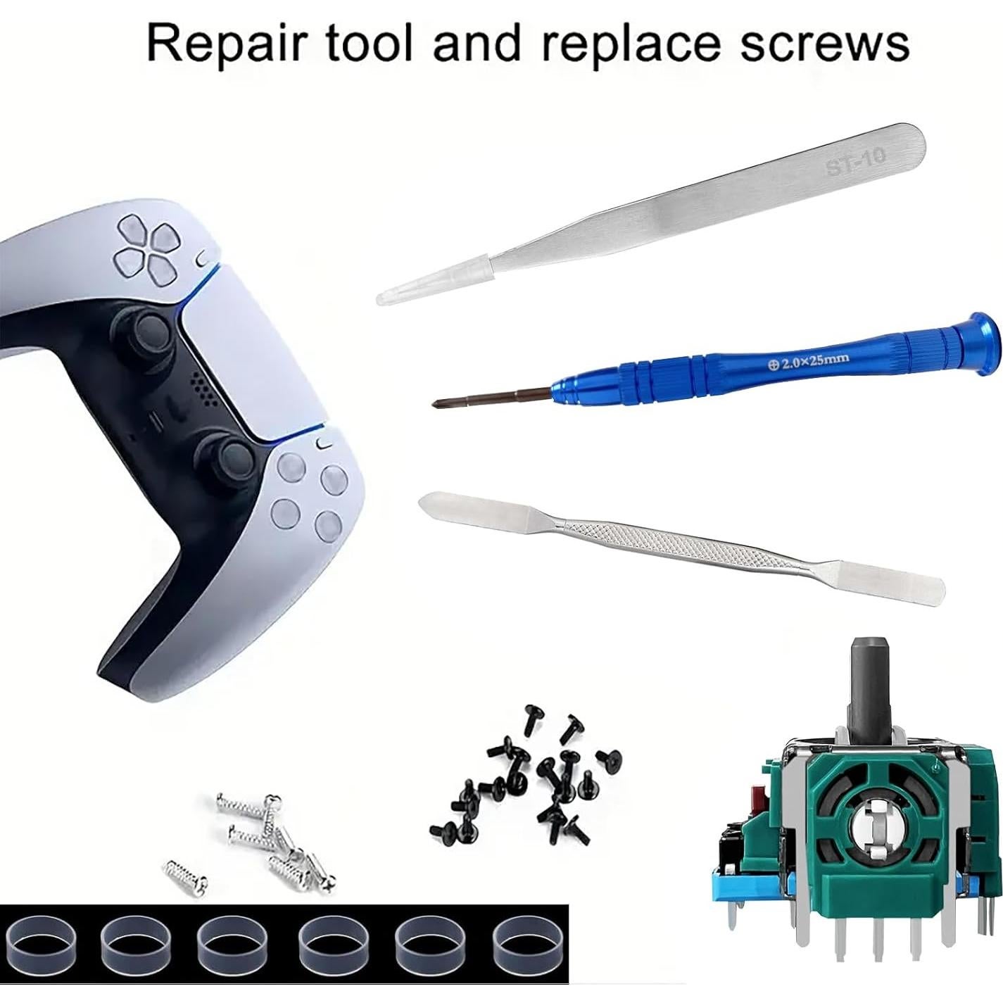 Paquete de 6 Joysticks Analógicos 3D HLRAO para PS5