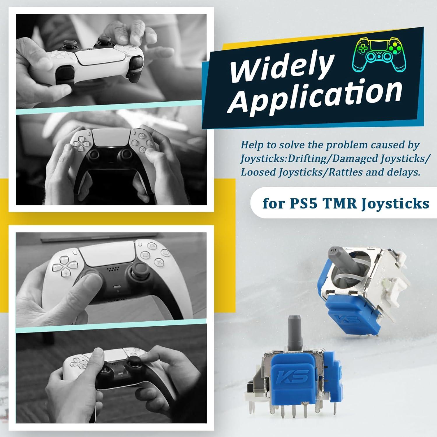 2 Joysticks Electromagnéticos TMR para PS5 - Reemplazo Sony