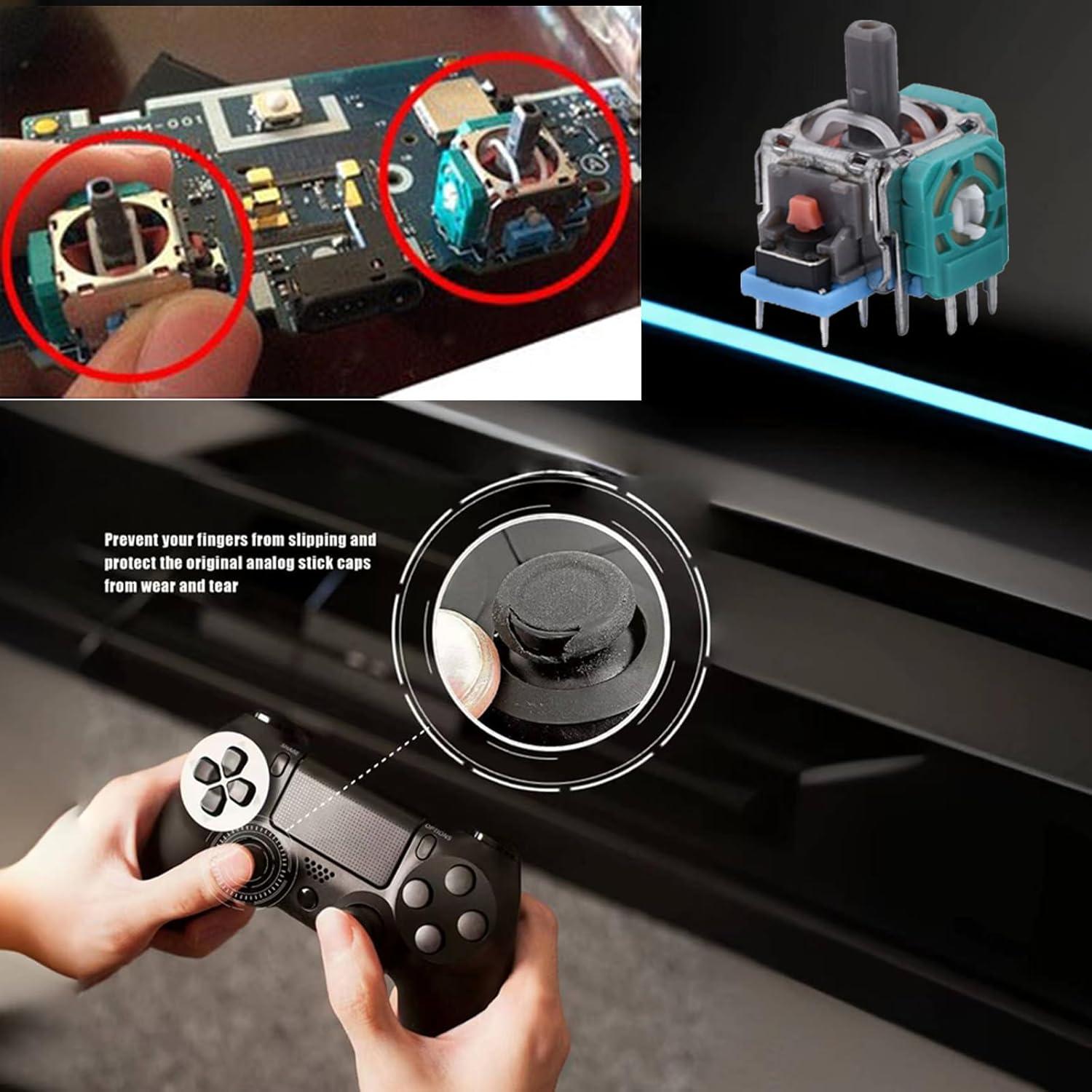 4 Piezas Joystick Analógico 3D Onyehn para PS4