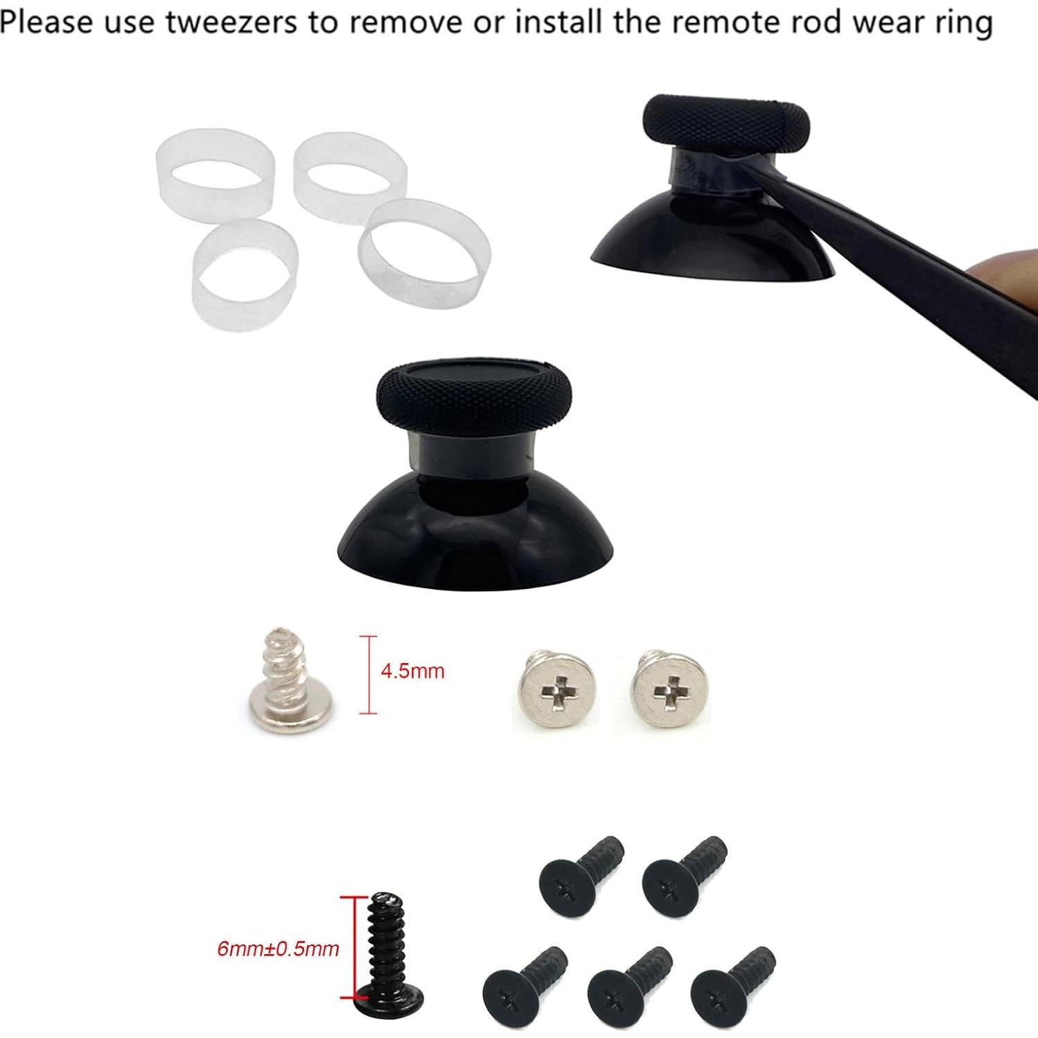 4 Piezas Joystick Analógico 3D Onyehn para PS4