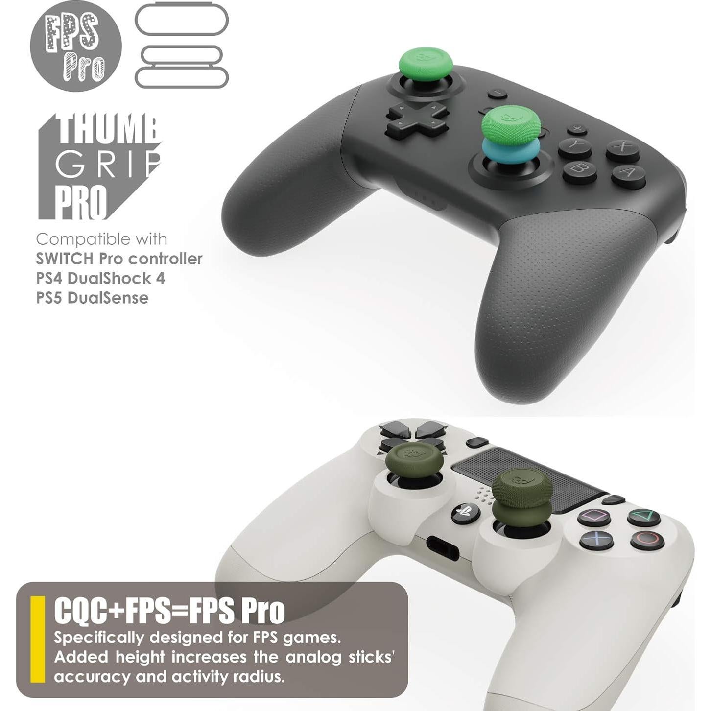 Agarres de Pulgar Skull & Co. para Nintendo Switch y PS4/PS5