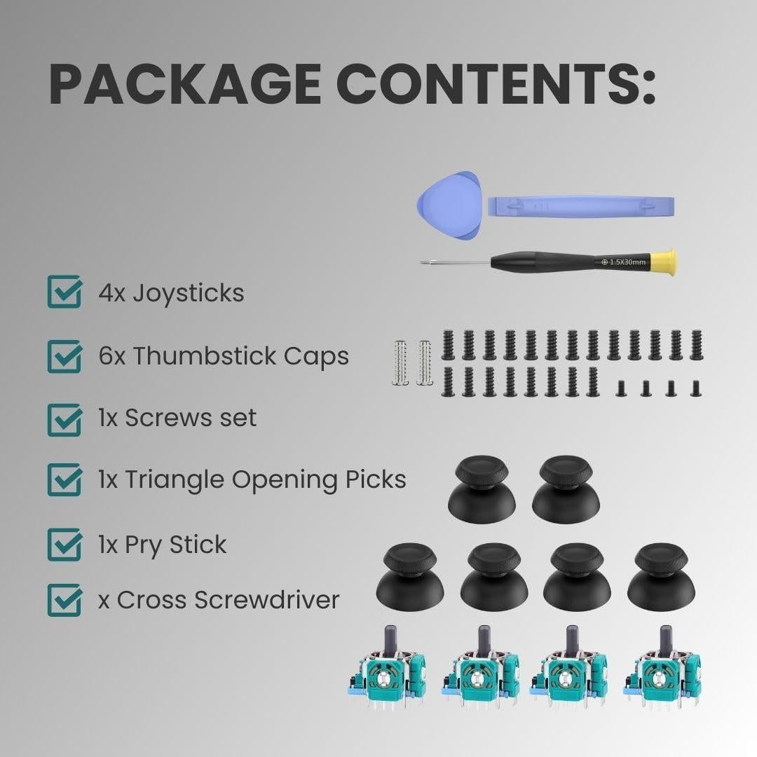 Juego de Reemplazo Joysticks 3D MEEFIX para PS5