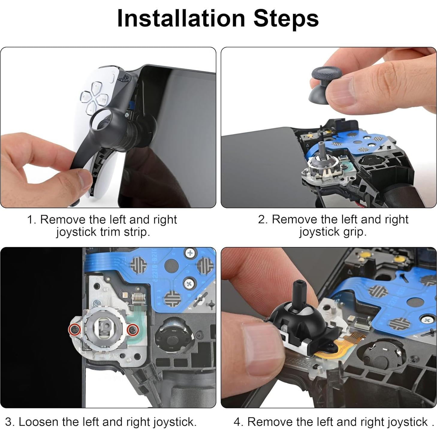 Joystick OCTODER Reemplazo para Controlador PS5 3D 2PCS