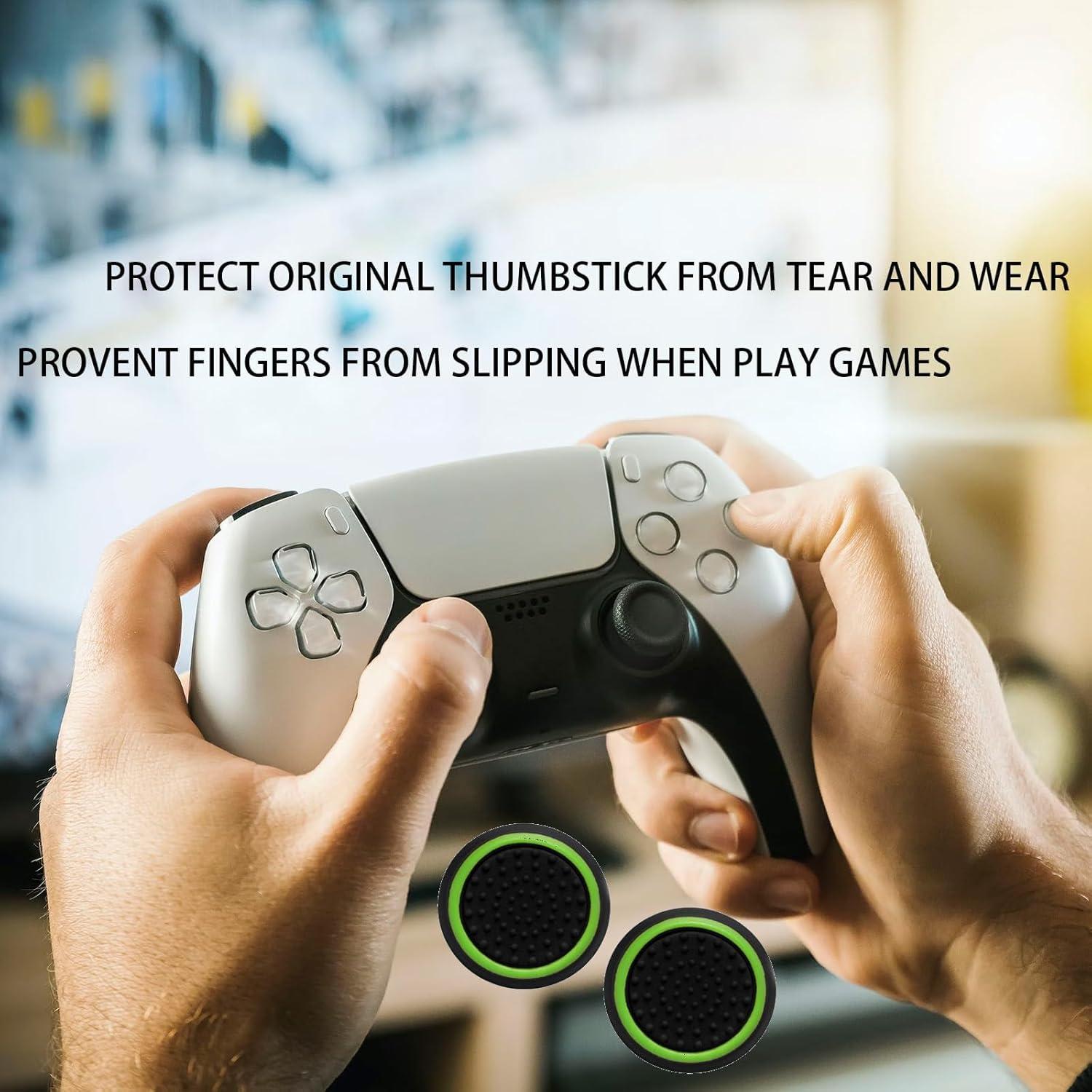 24 Tapas de Silicona Antideslizantes CTHTBZ para Joystick