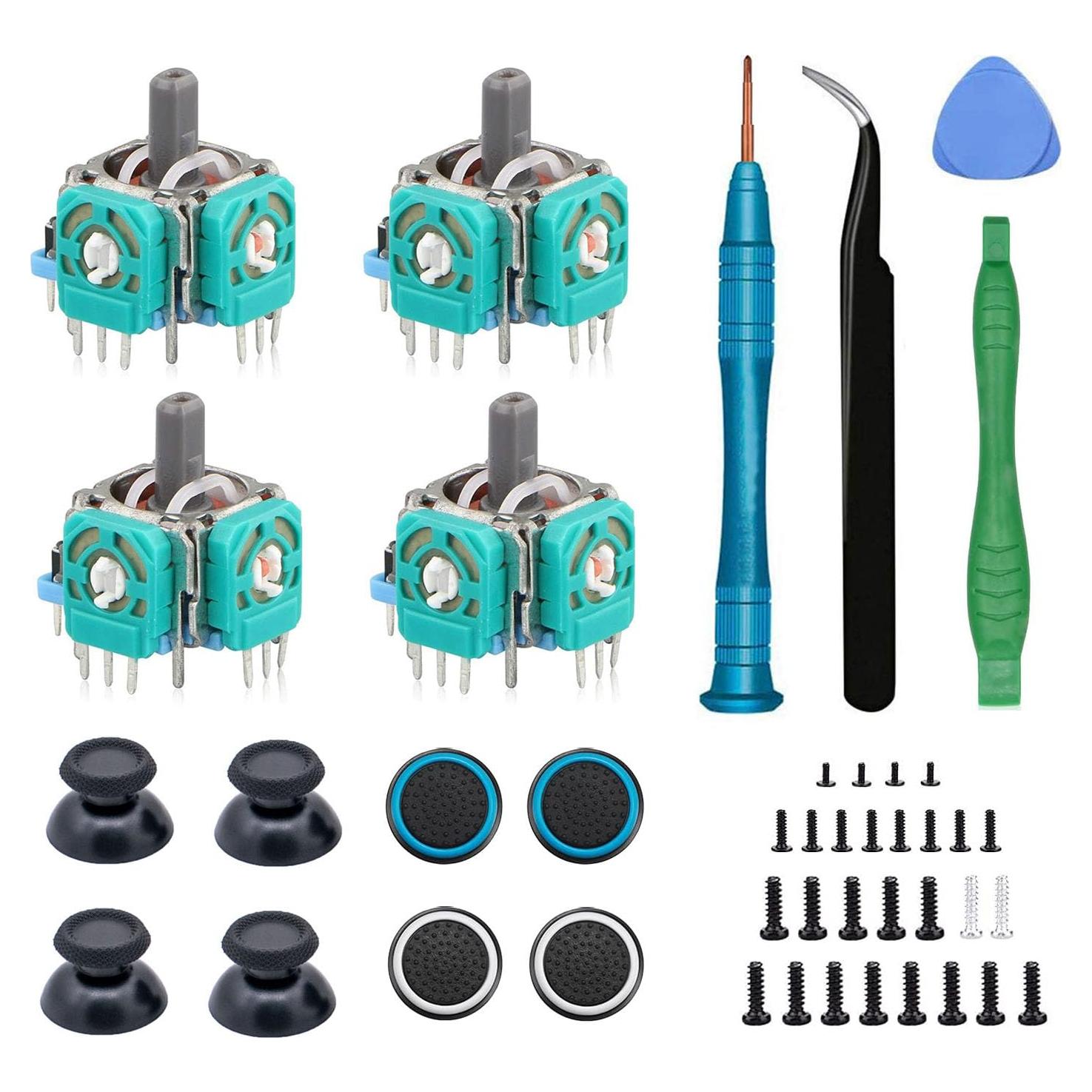 4 Joysticks Analógicos 3D Kinyanco para Controlador PS5