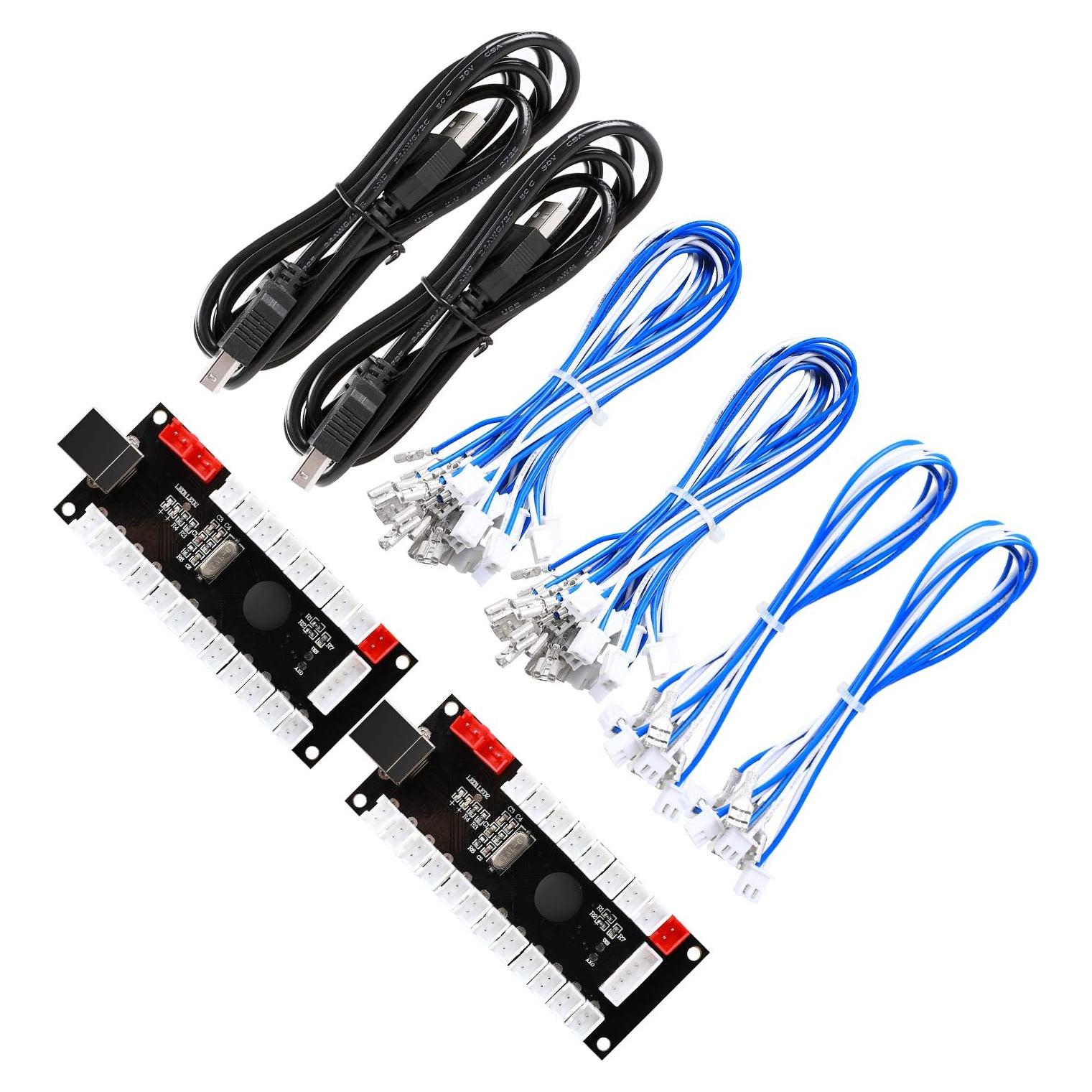 Controlador USB Genérico 2 Jugadores Easyget para Arcade