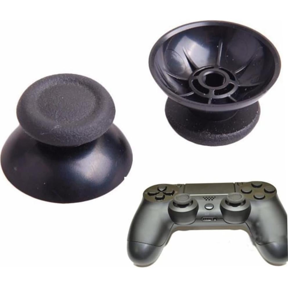 Tapa de Joystick Reemplazo PS4 JDYYICZ 4 Pares Negro