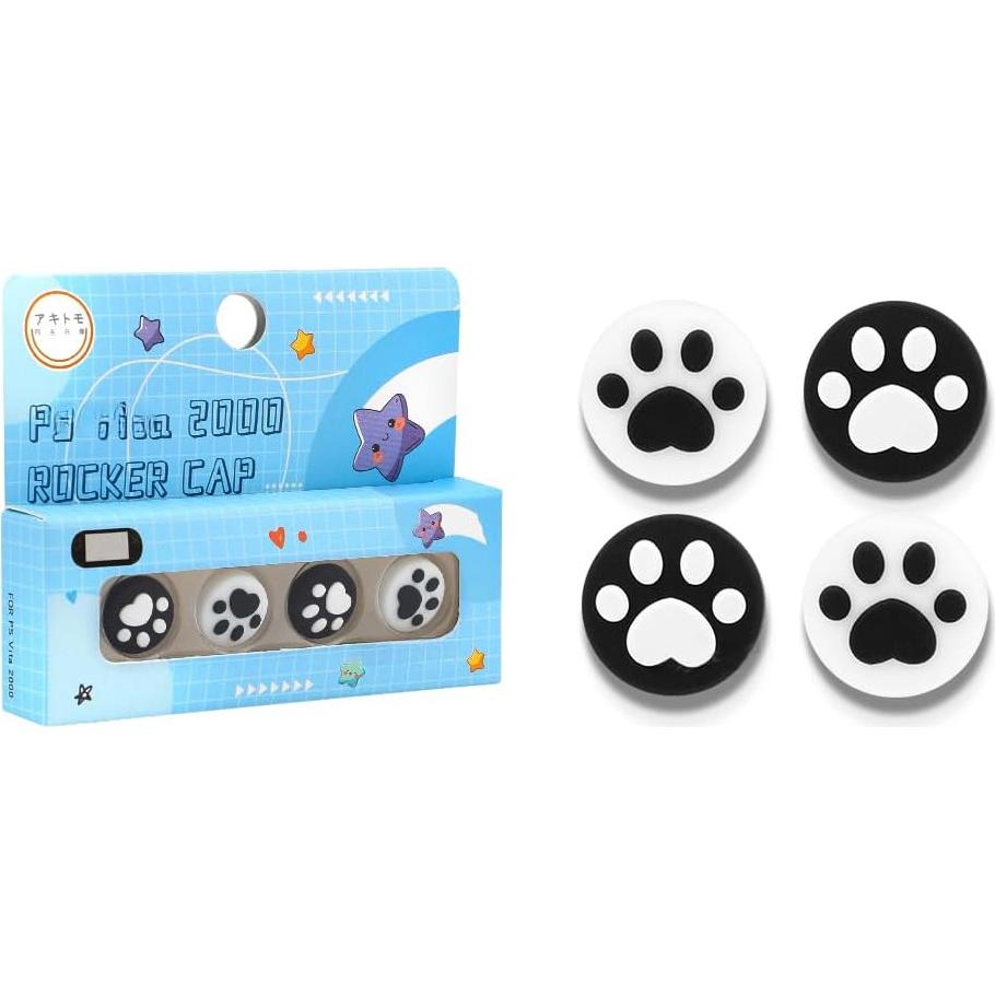 Tapa de Agarre de Pulgar Silicona Lianxiaw para PSVita 4Pcs