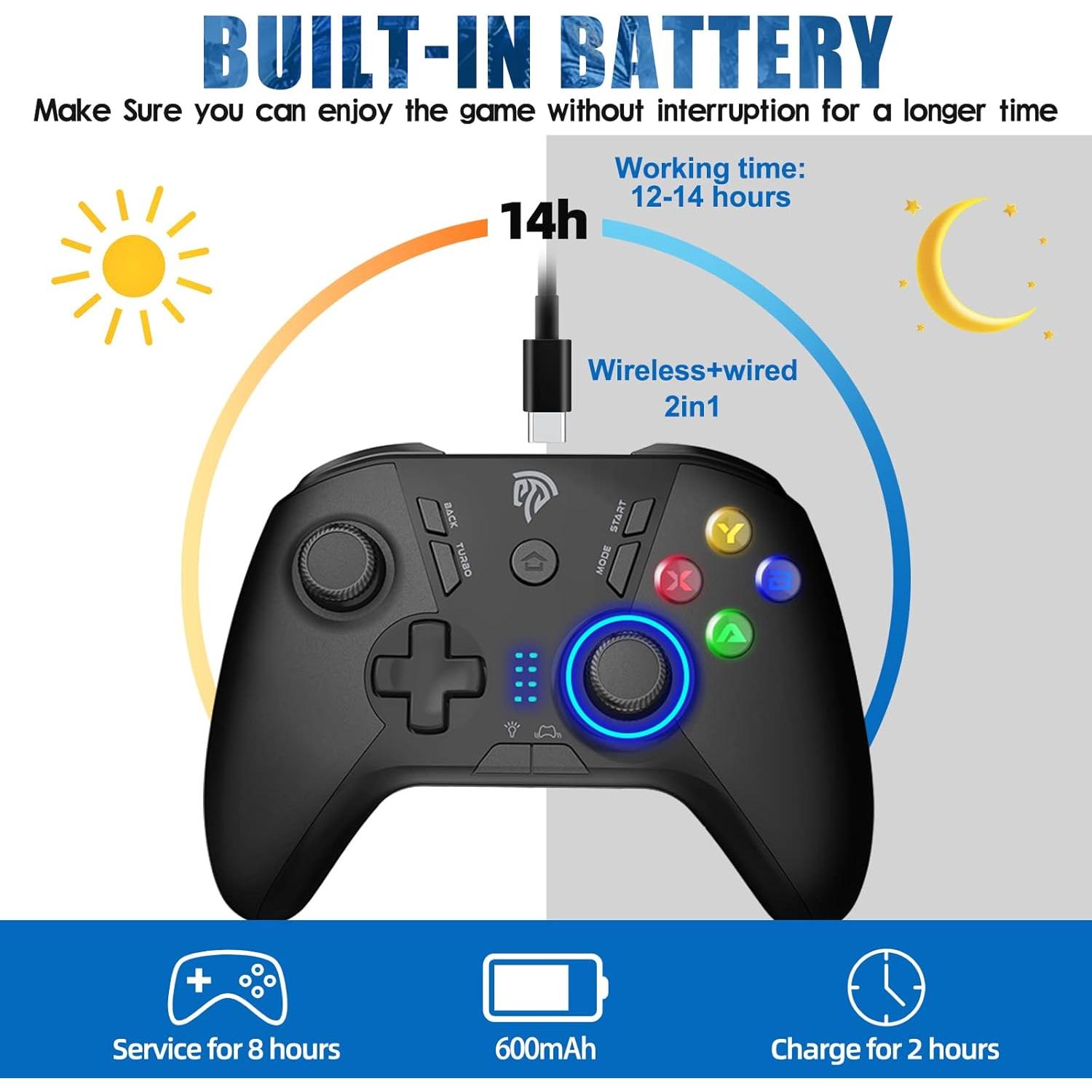 Controlador Inalámbrico EasySMX ESM 9110 para PC y Android