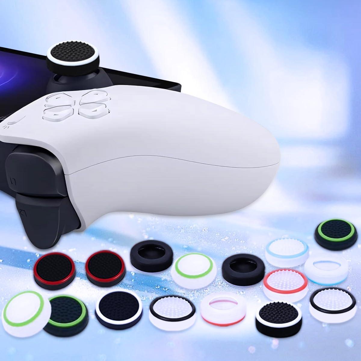 Tapas de Agarre para Pulgar Sunmike PS Portal - Silicona Antideslizante (4 Pcs) Verde