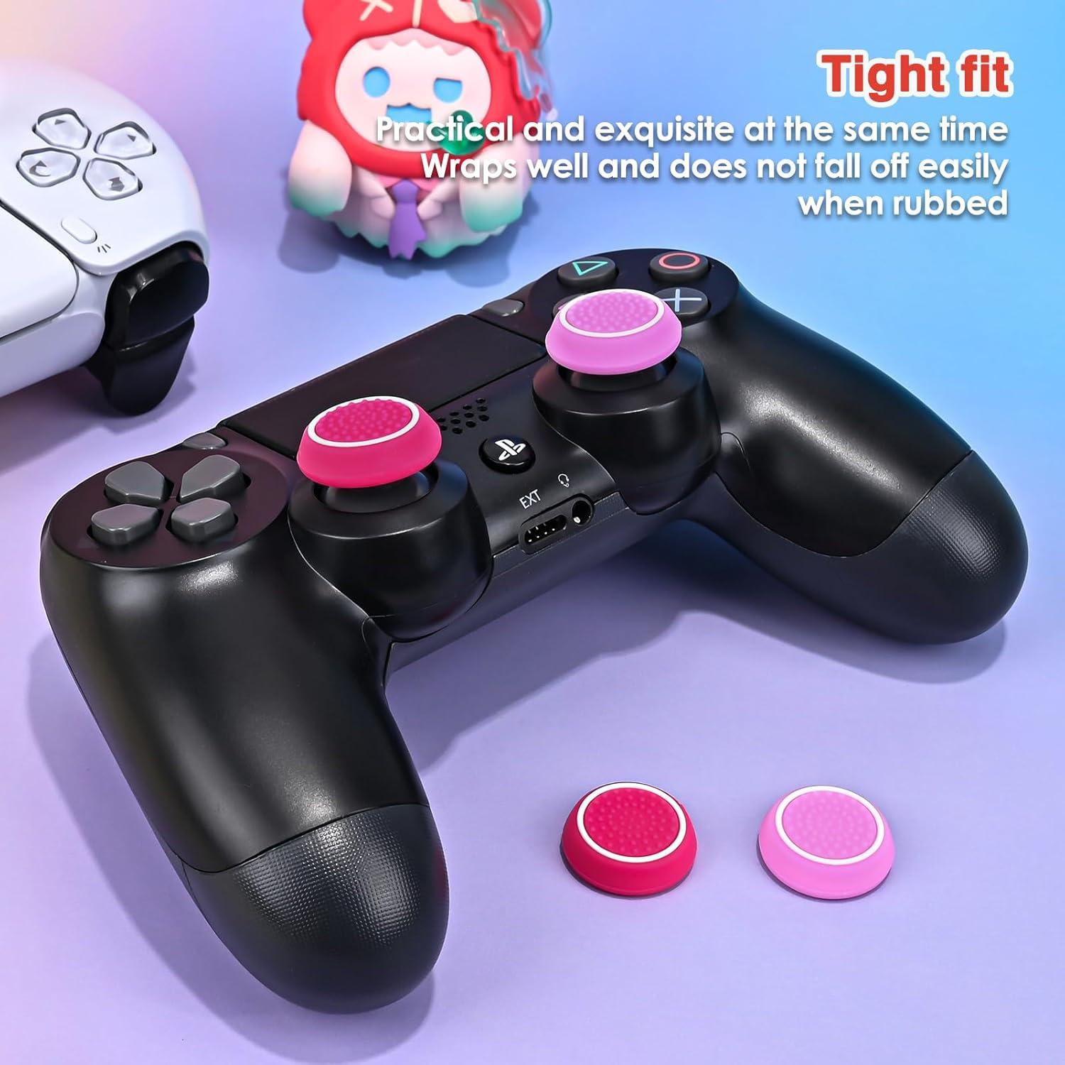 Tapas de Agarre Rosa DLseego para Controladores Xbox y PS5