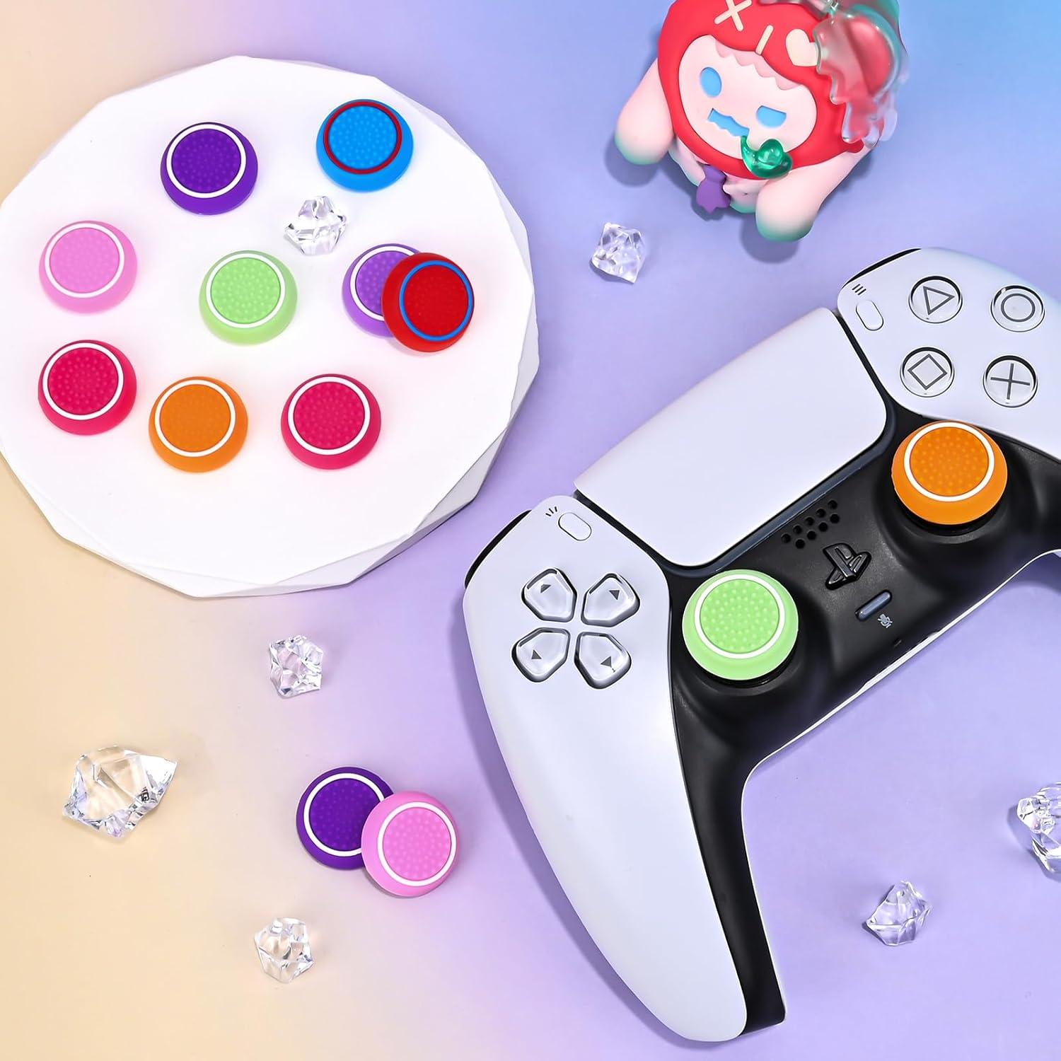 Tapas de Agarre Rosa DLseego para Controladores Xbox y PS5