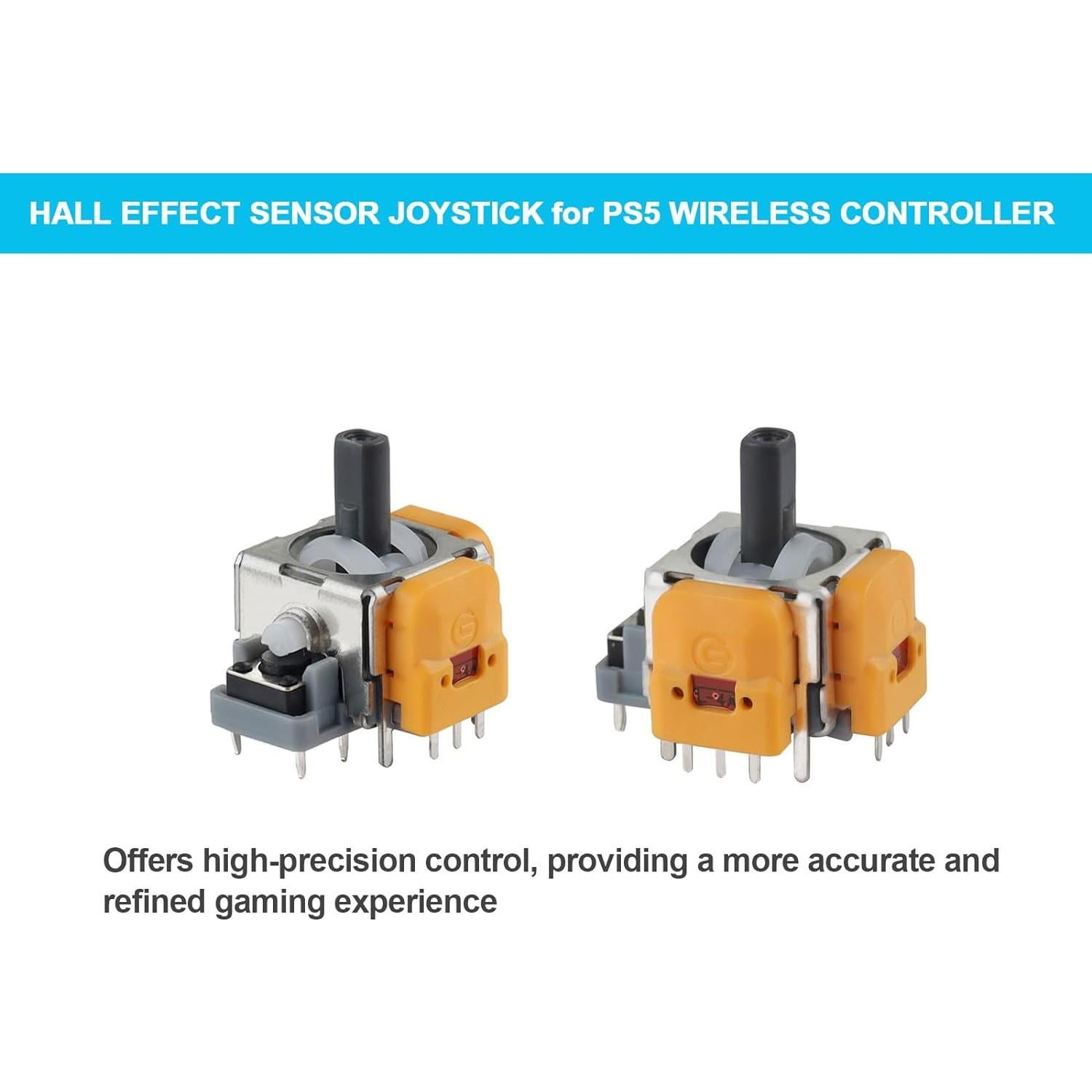 Joystick de Efecto Hall Veanic para Controlador PS5 - 2 Pcs