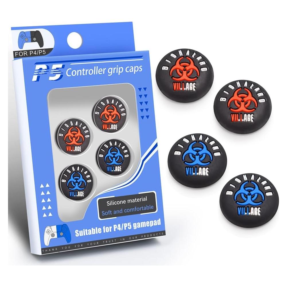 Cubiertas de agarre 3D Play+ para joystick PS5, PS4, Xbox