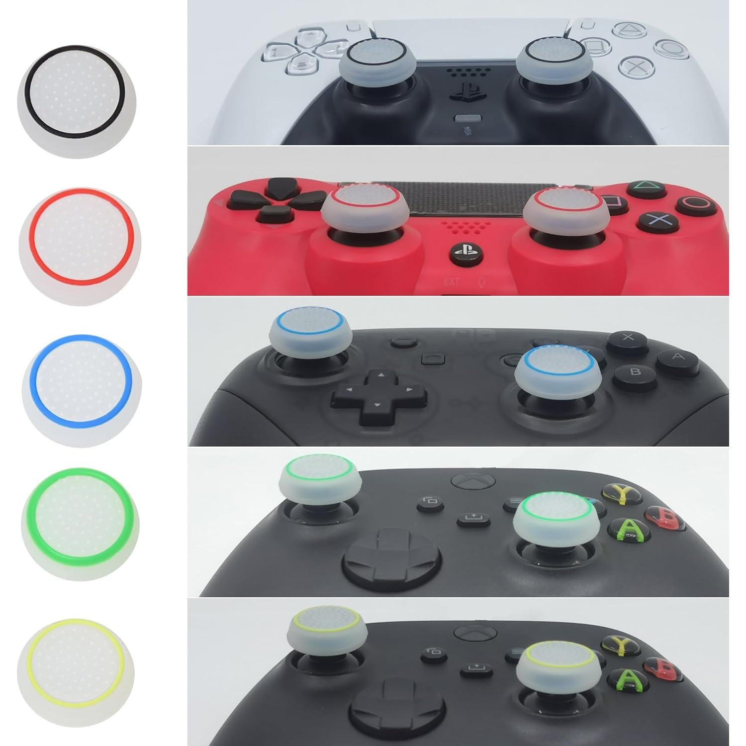 Controladores de Agarre ZHI-NYLLDJS 30 Piezas para PS5/4 y Xbox