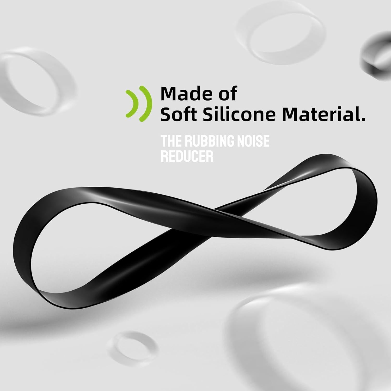 Protectores de Joystick ELETIUO 60 Pcs Silicona Transparente/Negro/Blanco