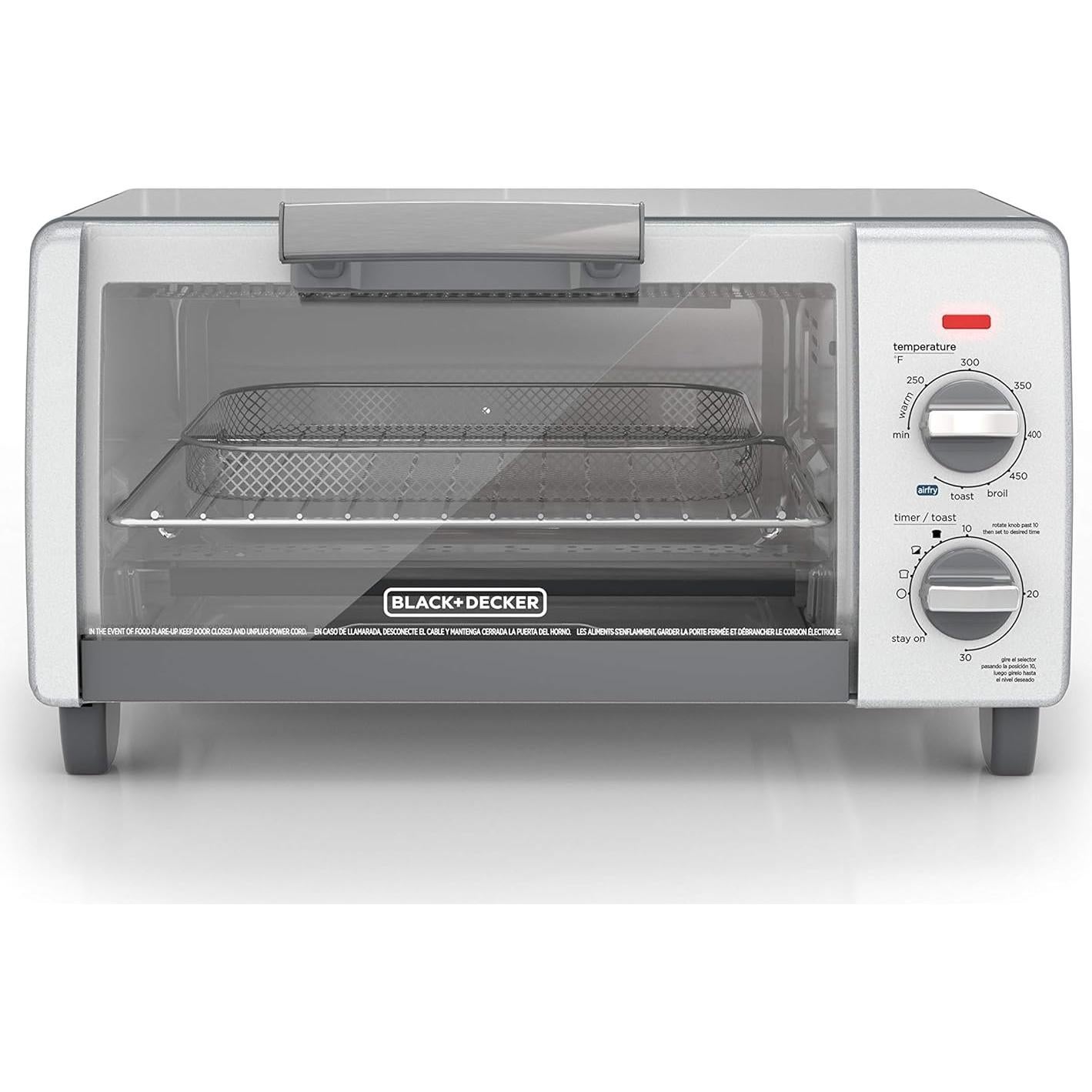 Horno Tostador BLACK+DECKER TO1785SG 4 Rebanadas Gris