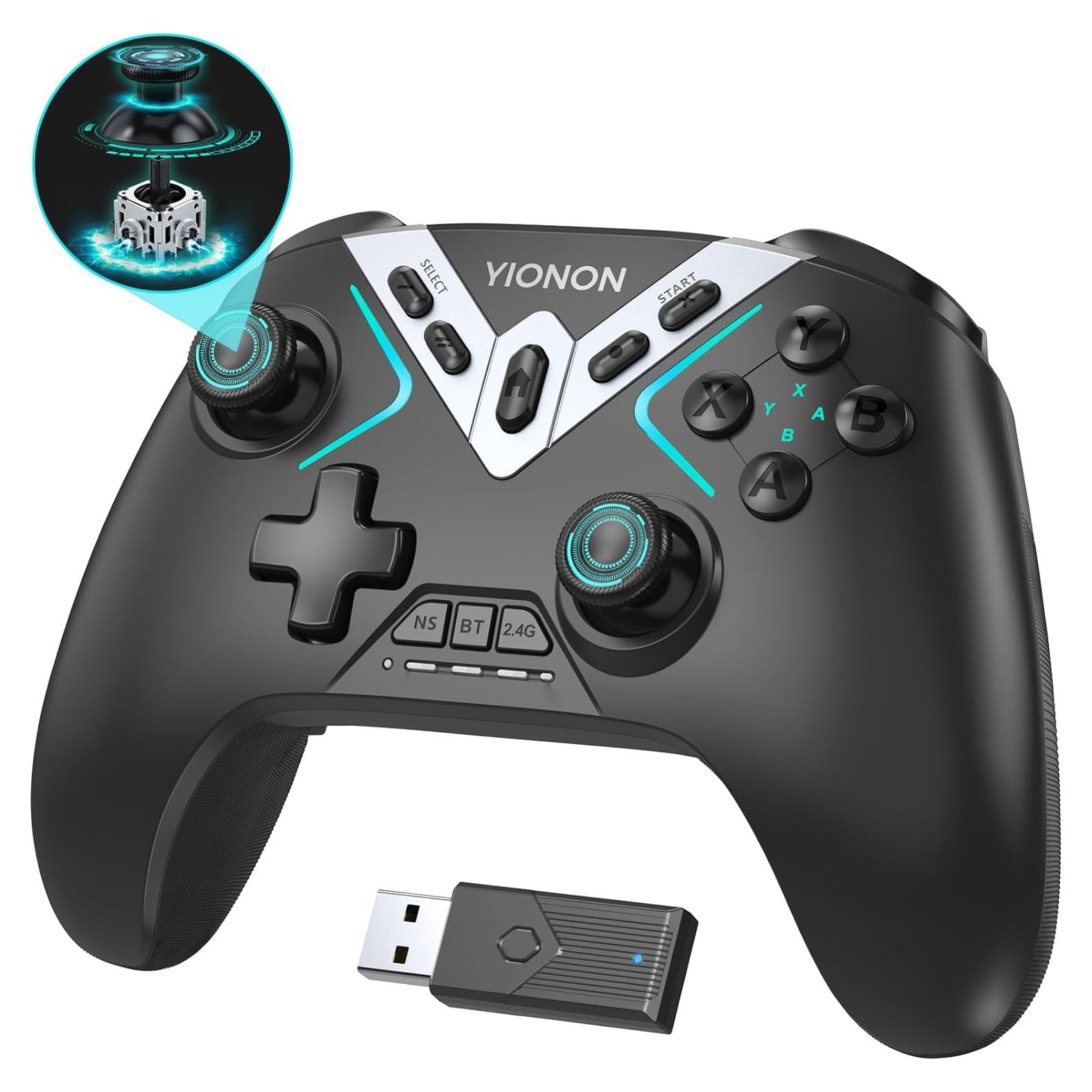 Controlador Inalámbrico YIONON Bluetooth con Joysticks y Gatillos
