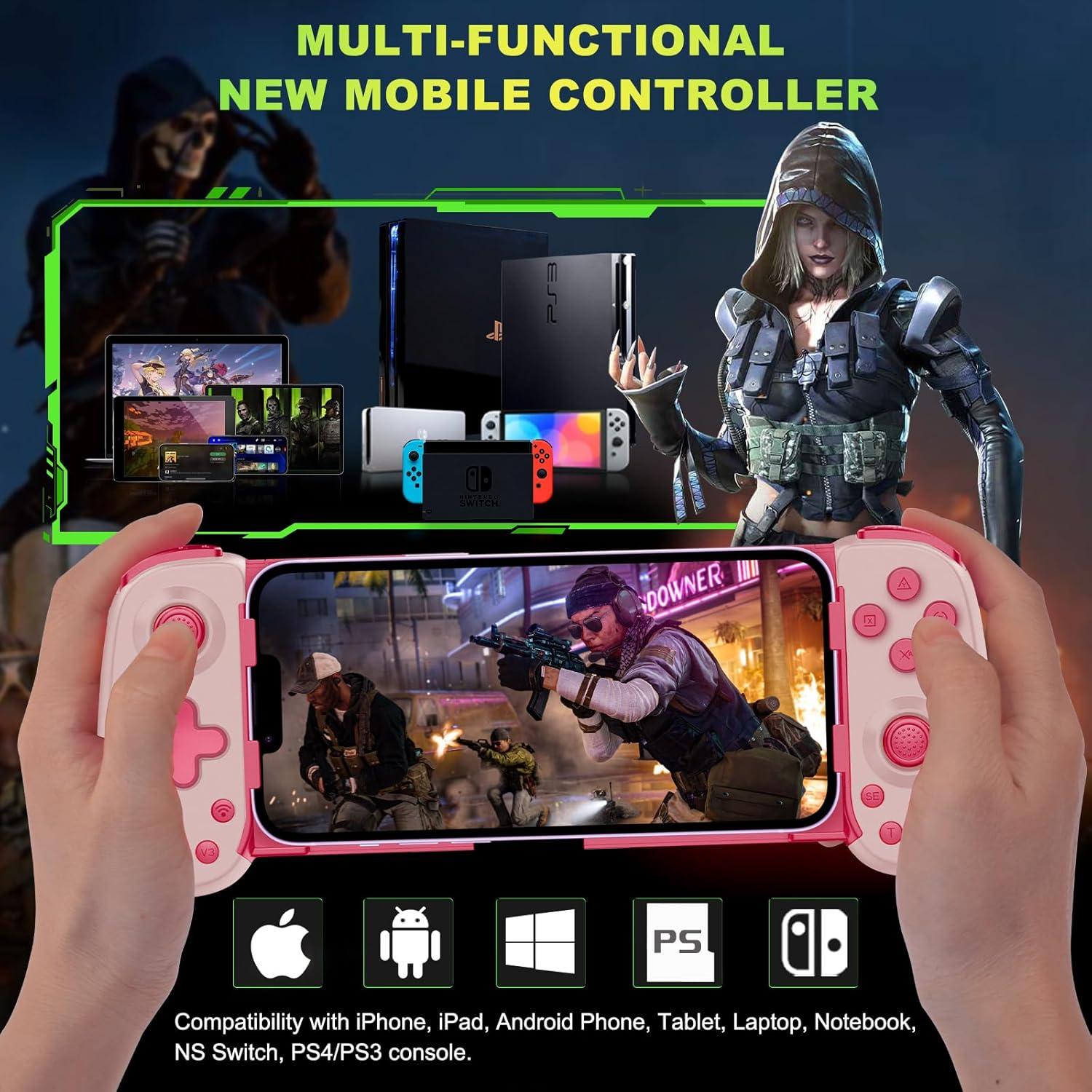 Controlador Inalámbrico ShenZhen Rosa para iOS/Android/PC