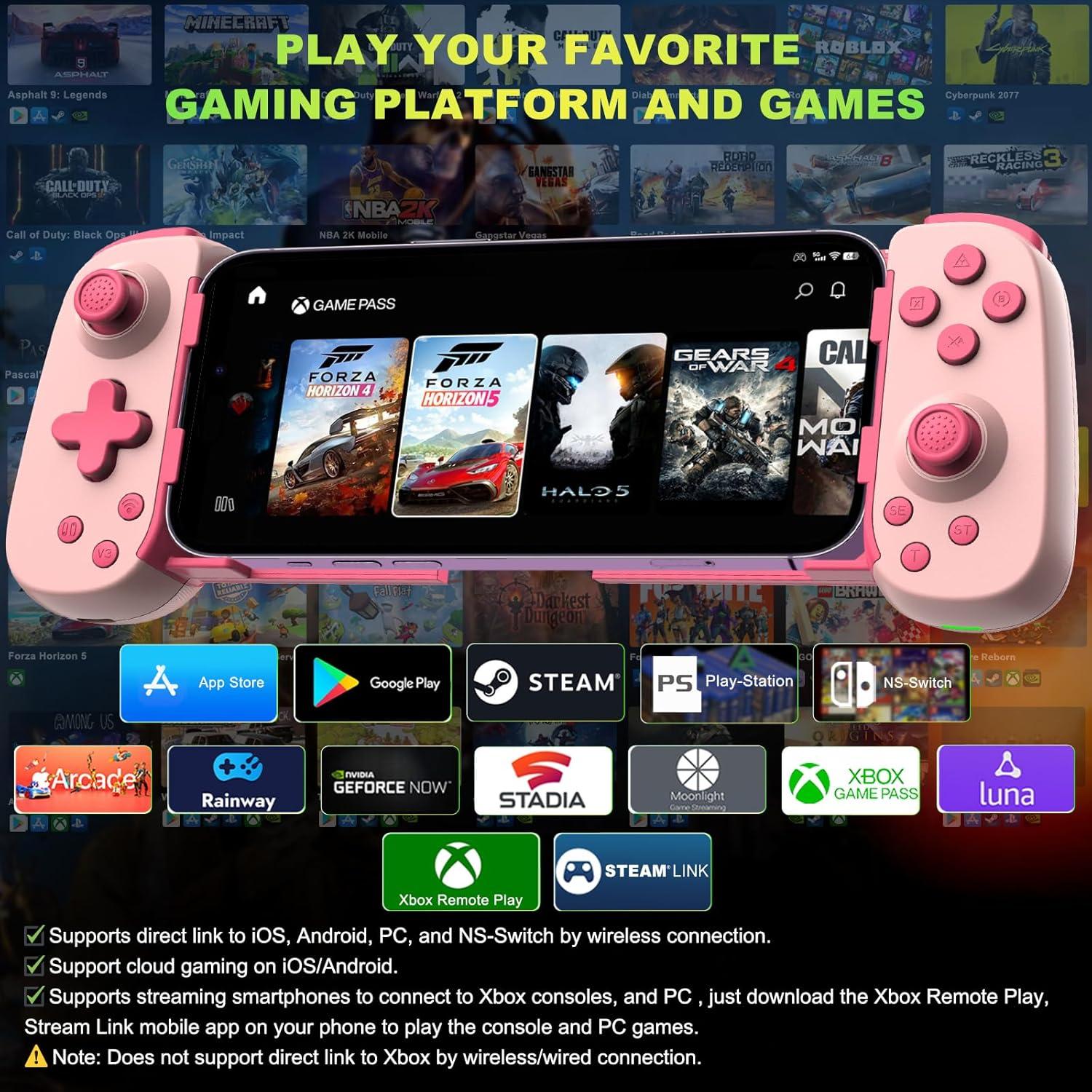 Controlador Inalámbrico ShenZhen Rosa para iOS/Android/PC