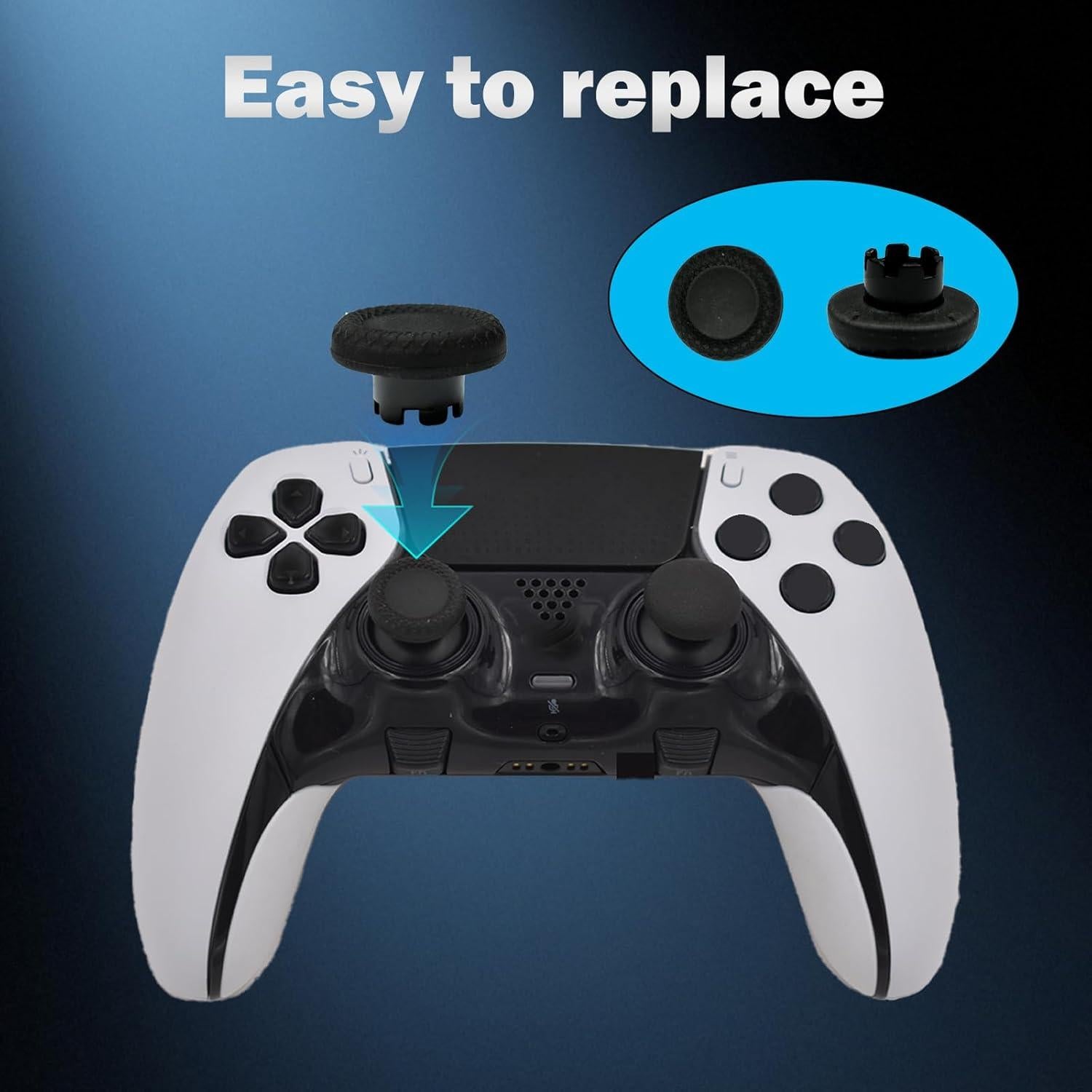 Tacos de Pulgar Peixiong para Controlador PS5 Edge - Negro