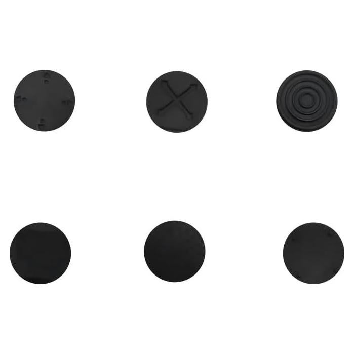 6 Tapas de Silicona Negra para Joystick PSV 2000/1000