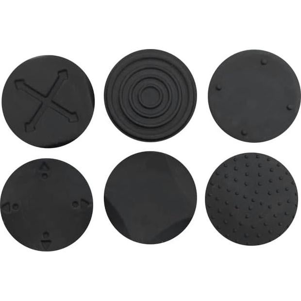 6 Tapas de Silicona Negra para Joystick PSV 2000/1000