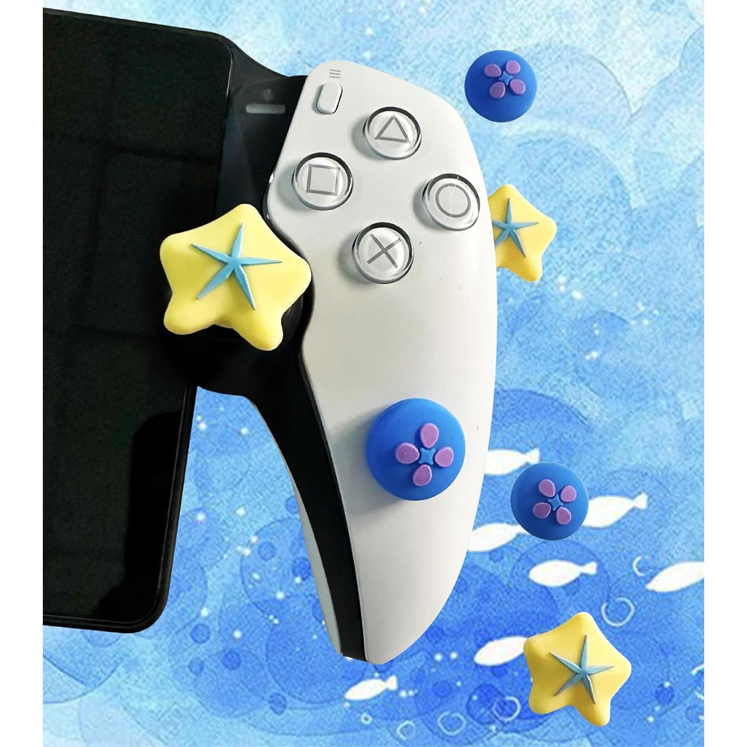 Silicone Thumbstick Caps Thumb Grips Cover Accessories Compatible with PlayStation Portal PS5 Joystick