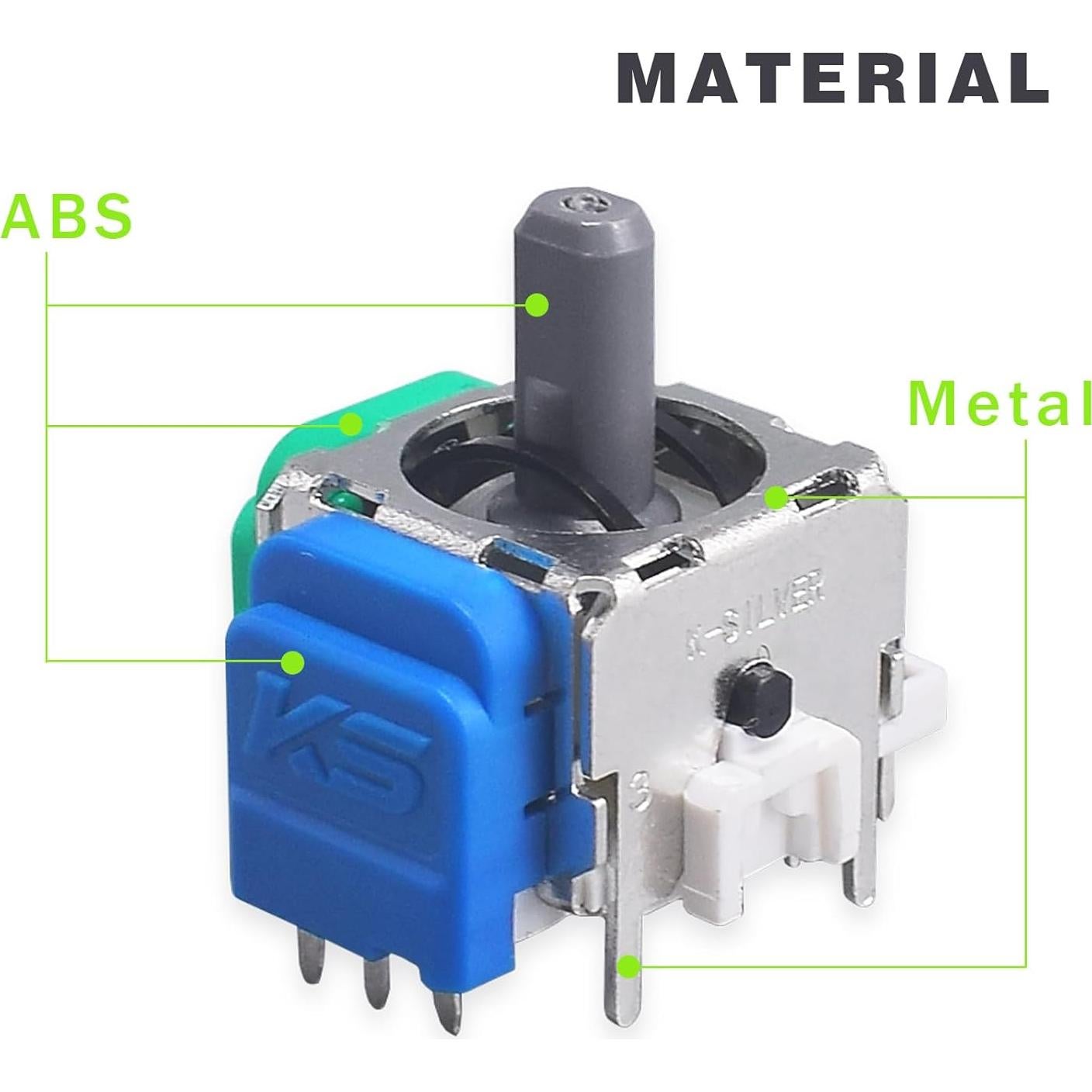 Joystick Electromagnético TMR para PS5/PS4/Switch/Xbox