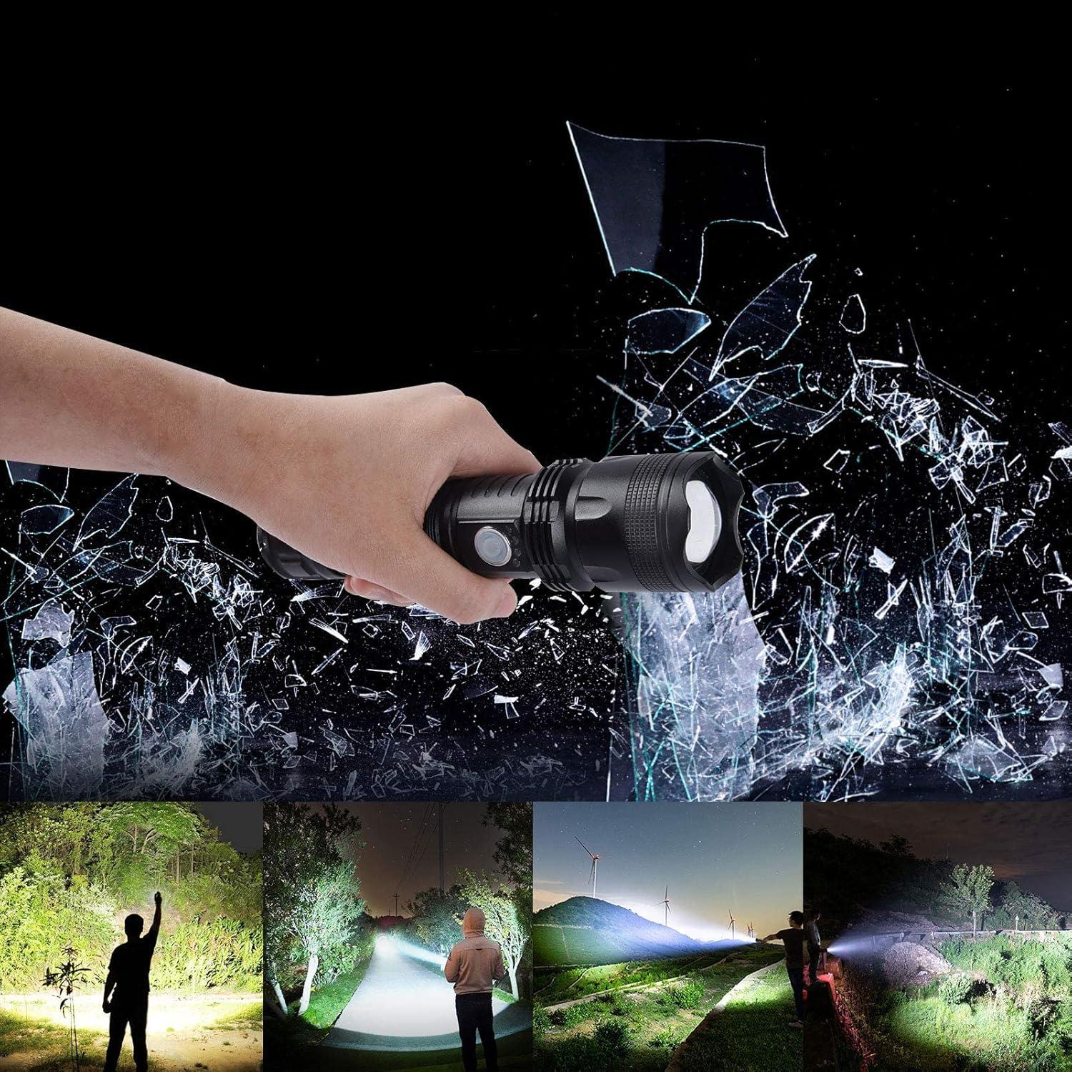 Linterna LED Recargable BERCOL P50 90000 Lúmenes IPX5