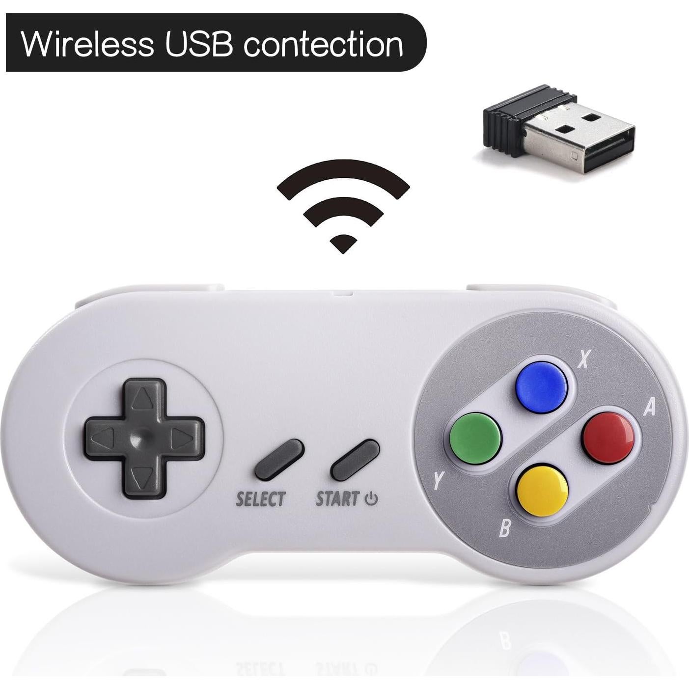 Controlador USB Inalámbrico SAFFUN para Juegos Retro