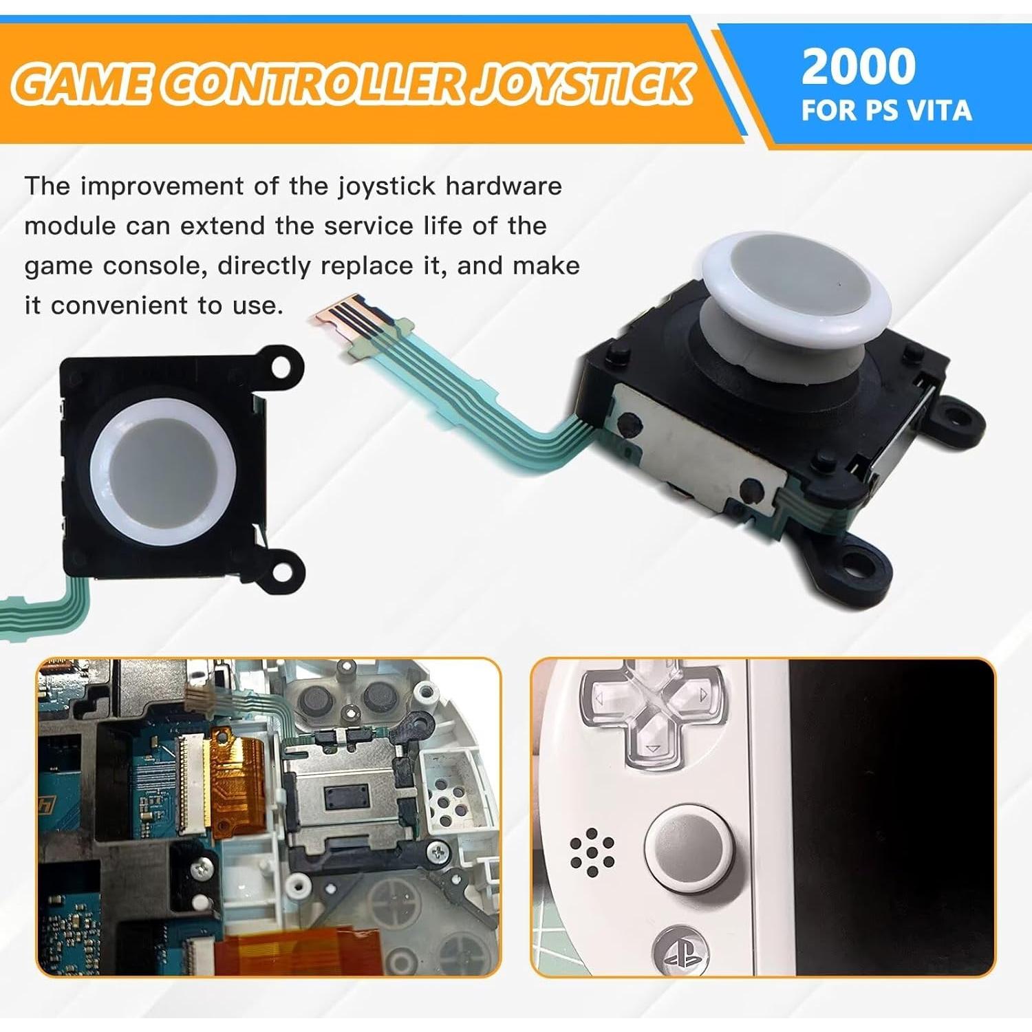 Palanca de Control Analógica FYAKSYAS para PS Vita 2000 - Blanco