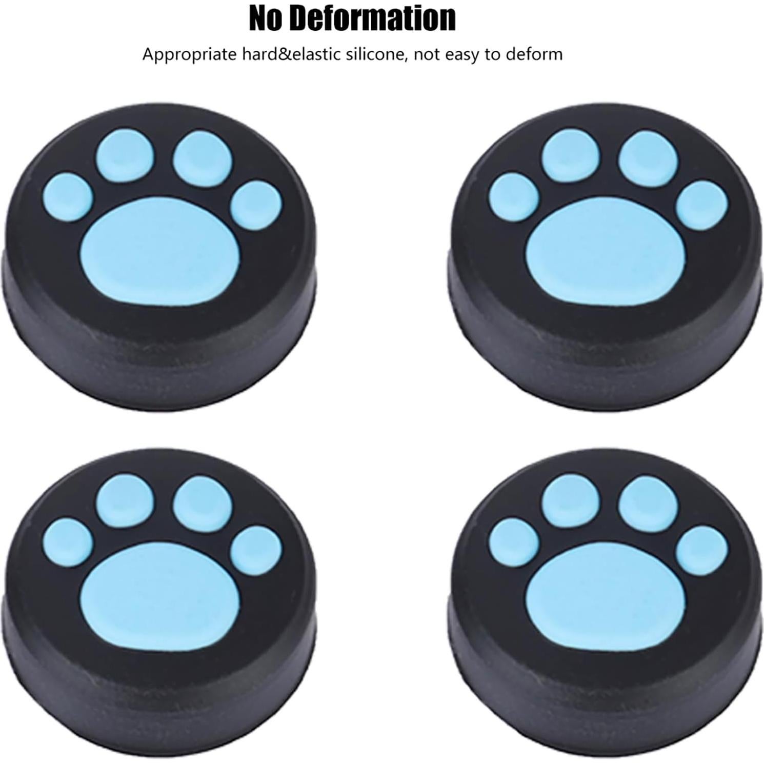Patas de Gato Silicona Hakeeta para Joystick PS4/PS3/Switch Pro - 4 Colores