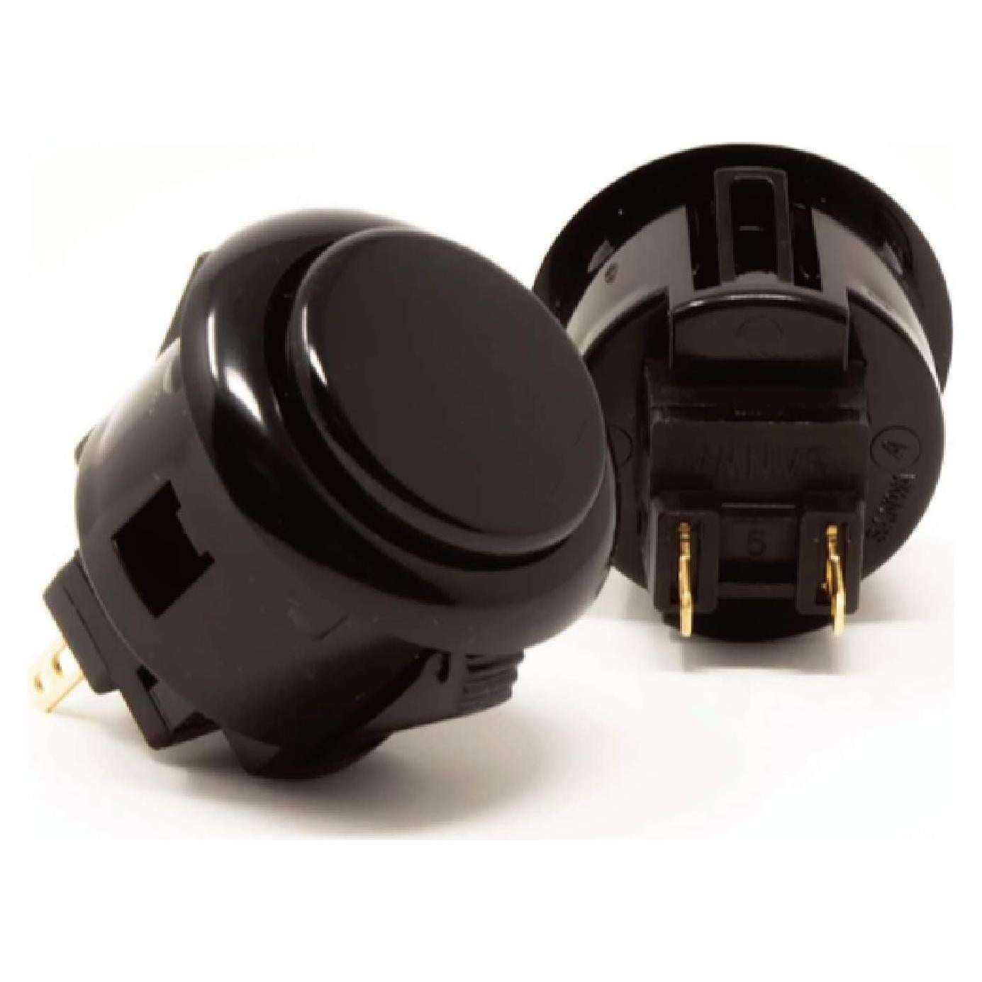Botón Sanwa OBSF-30 30mm Negro para Joystick Arcade