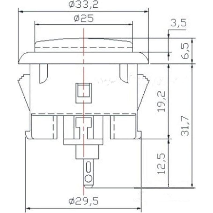 Botón Sanwa OBSF-30 30mm Negro para Joystick Arcade