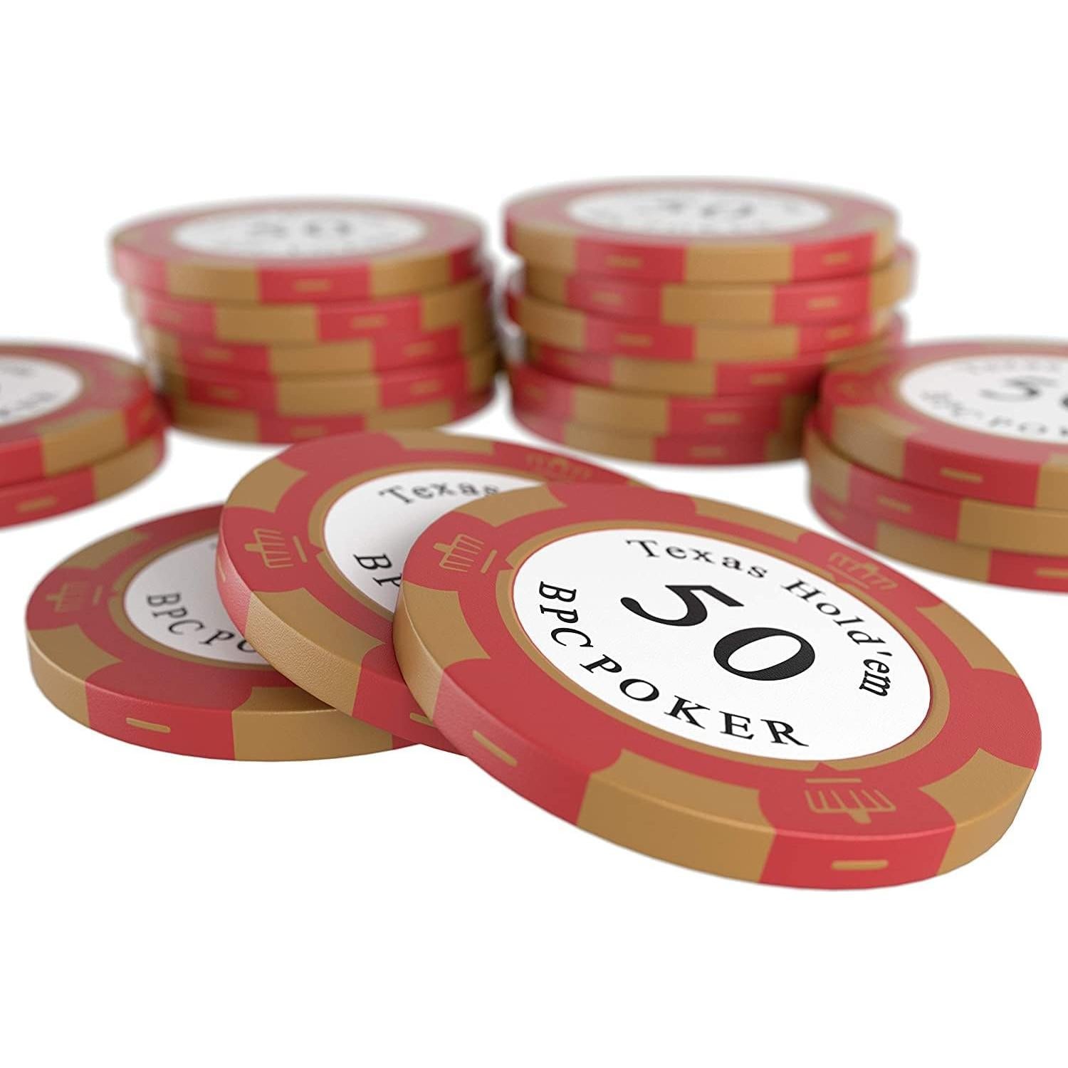 Juego de Póker PJ Games 500 Fichas Arcilla y Cartas