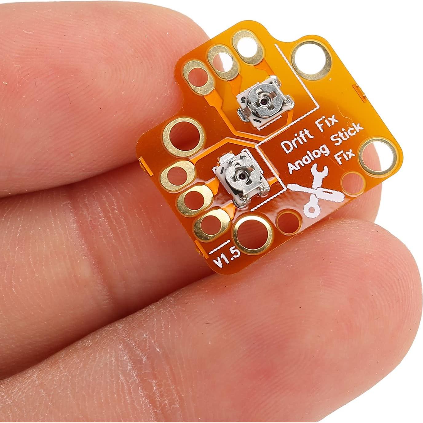 10 Placas de Reparación de Deriva Joystick PUSOKEI Dorado