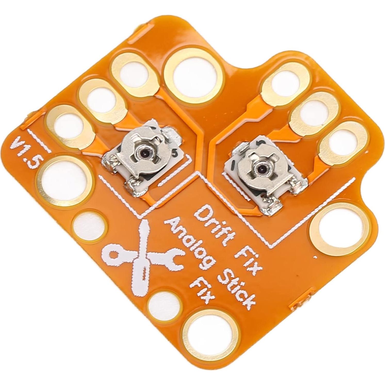 10 Placas de Reparación de Deriva Joystick PUSOKEI Dorado