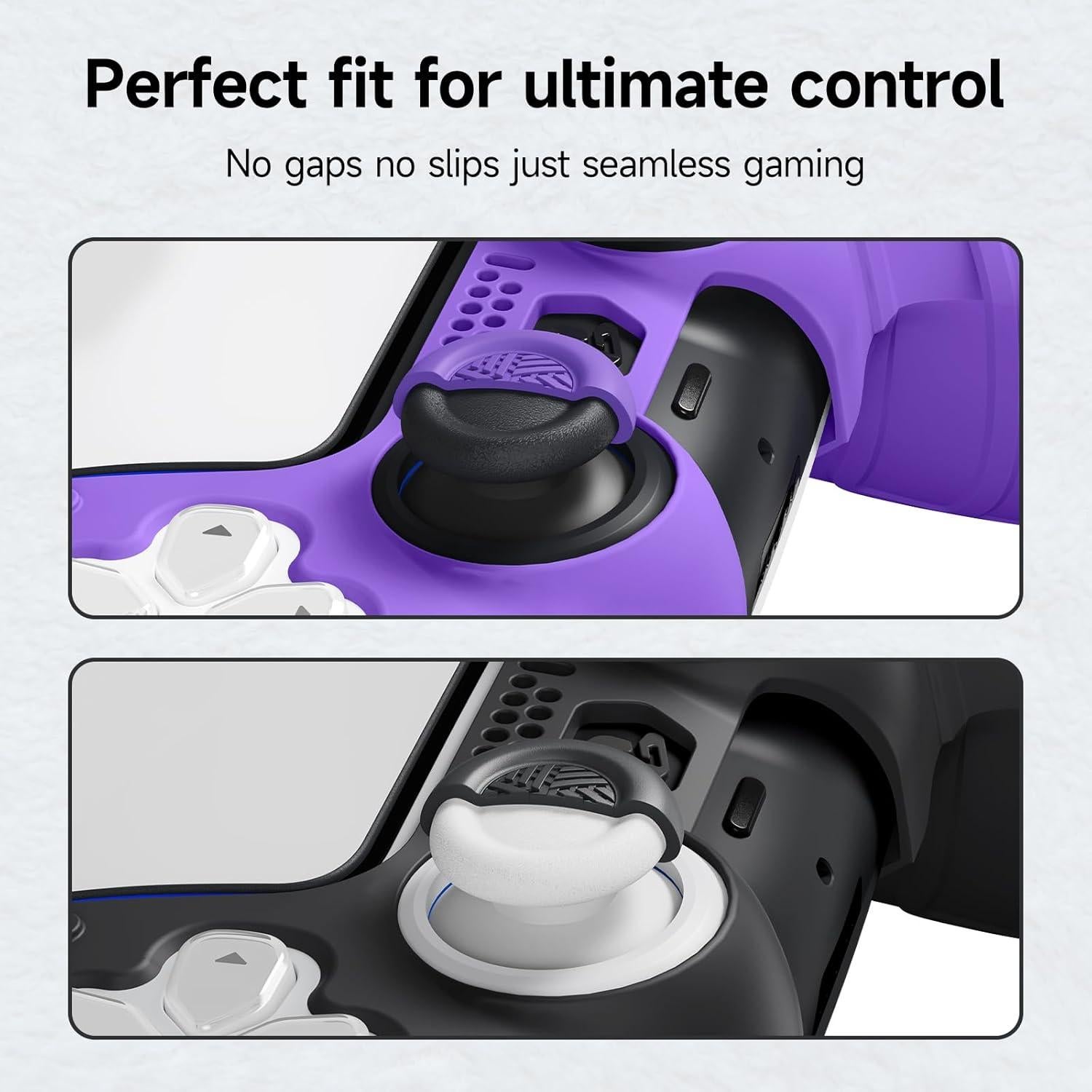 Empuñaduras Joystick JEMDO para PS5/PS4/Switch Pro, 6 Piezas