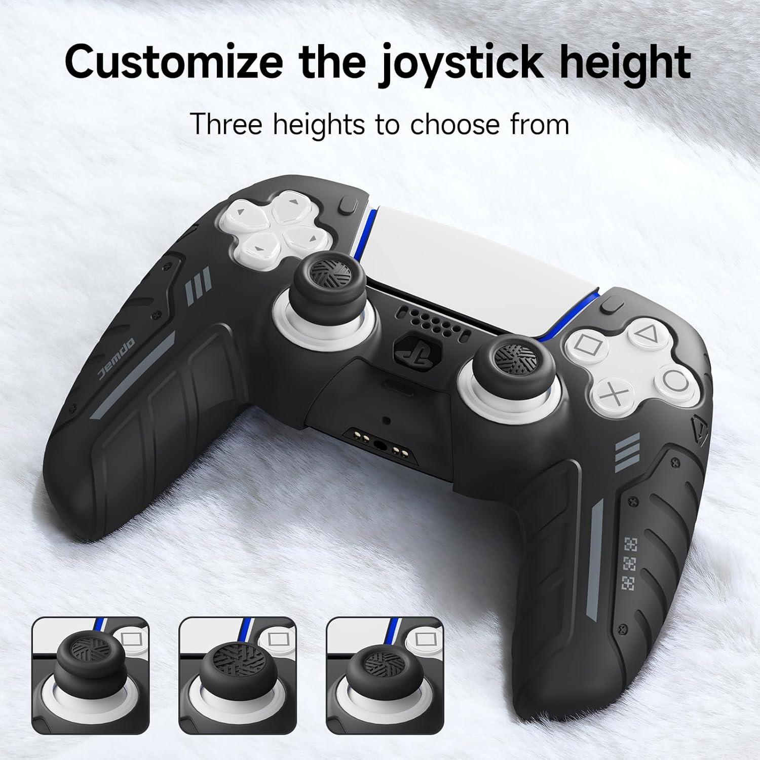 Empuñaduras Joystick JEMDO para PS5/PS4/Switch Pro, 6 Piezas