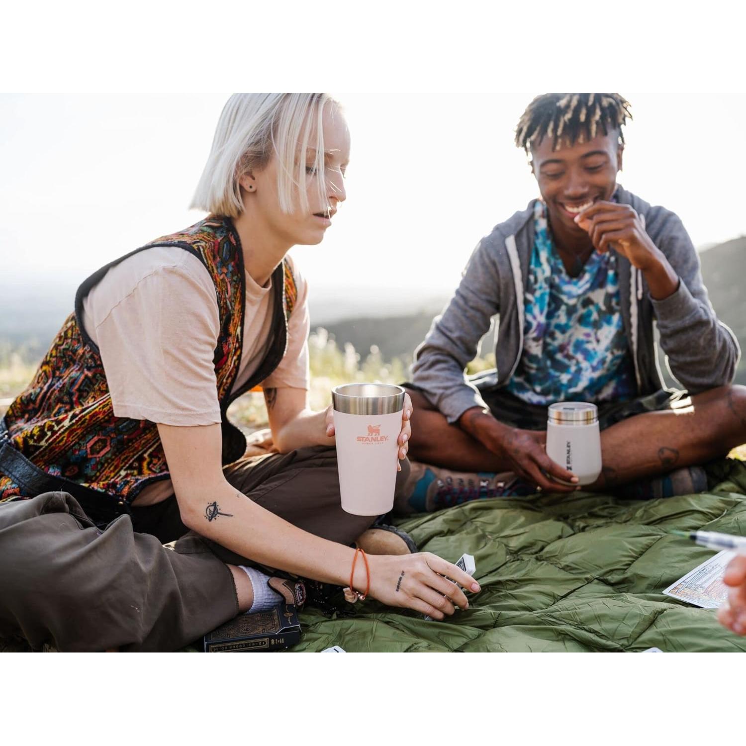 Vaso de Cerveza Apilable Stanley 473ml | Acero Inoxidable Térmico