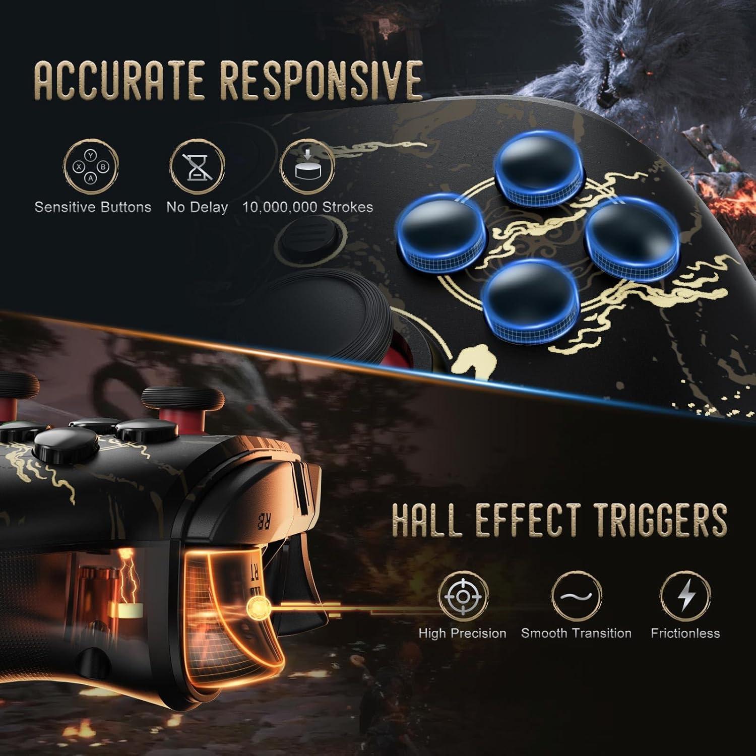 Controlador Inalámbrico DIANVEN para PC, Precisión y Ergonomía