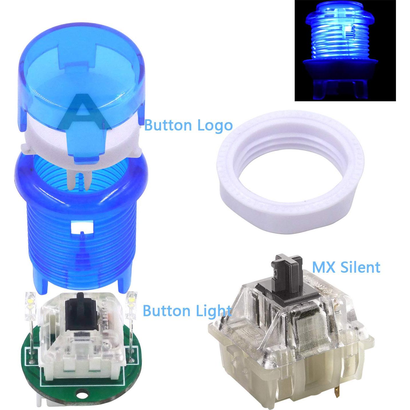 Controlador de Juego SJ@JX para 2 Jugadores DIY LED