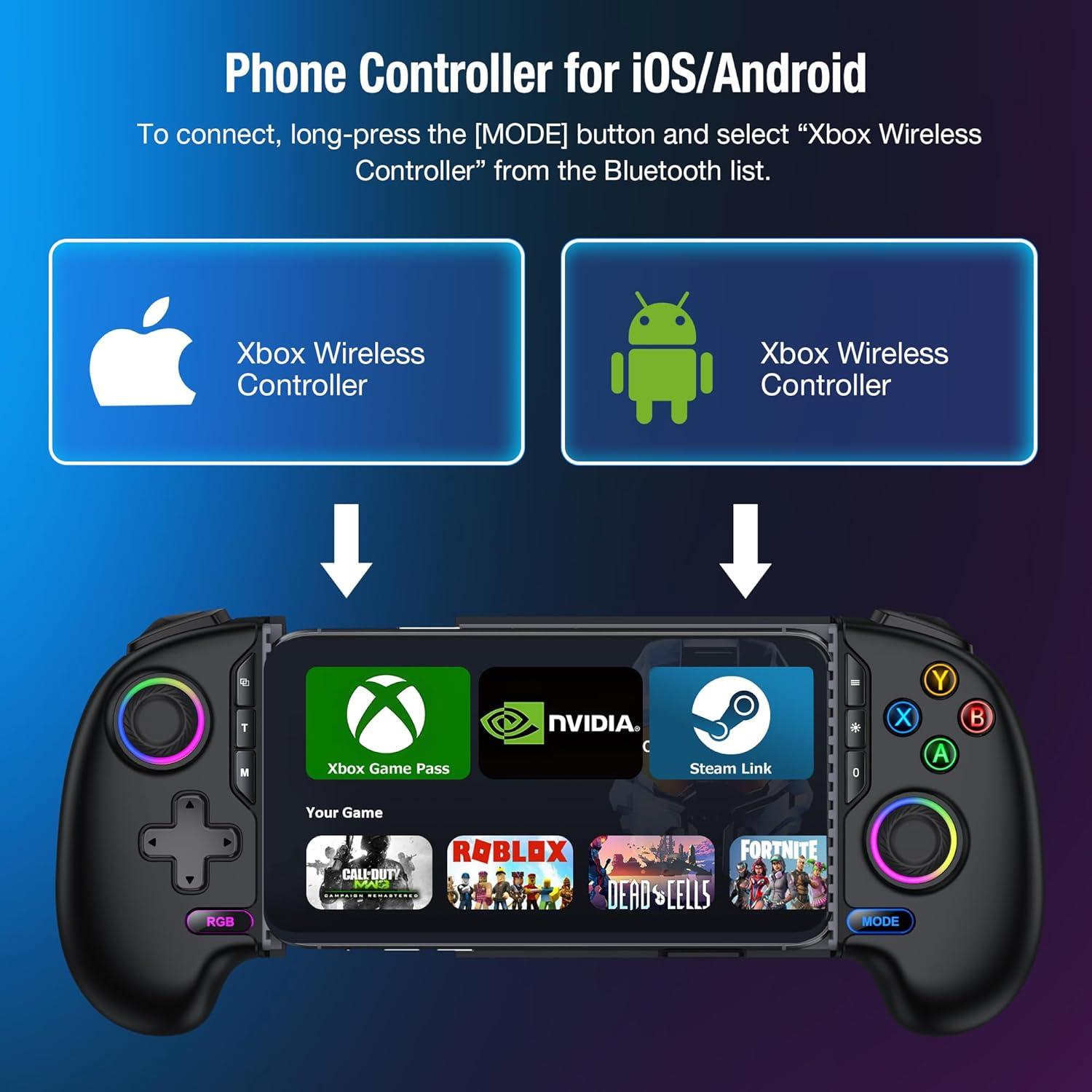 Controlador Inalámbrico Móvil AXYBCOOL para iPhone/Android