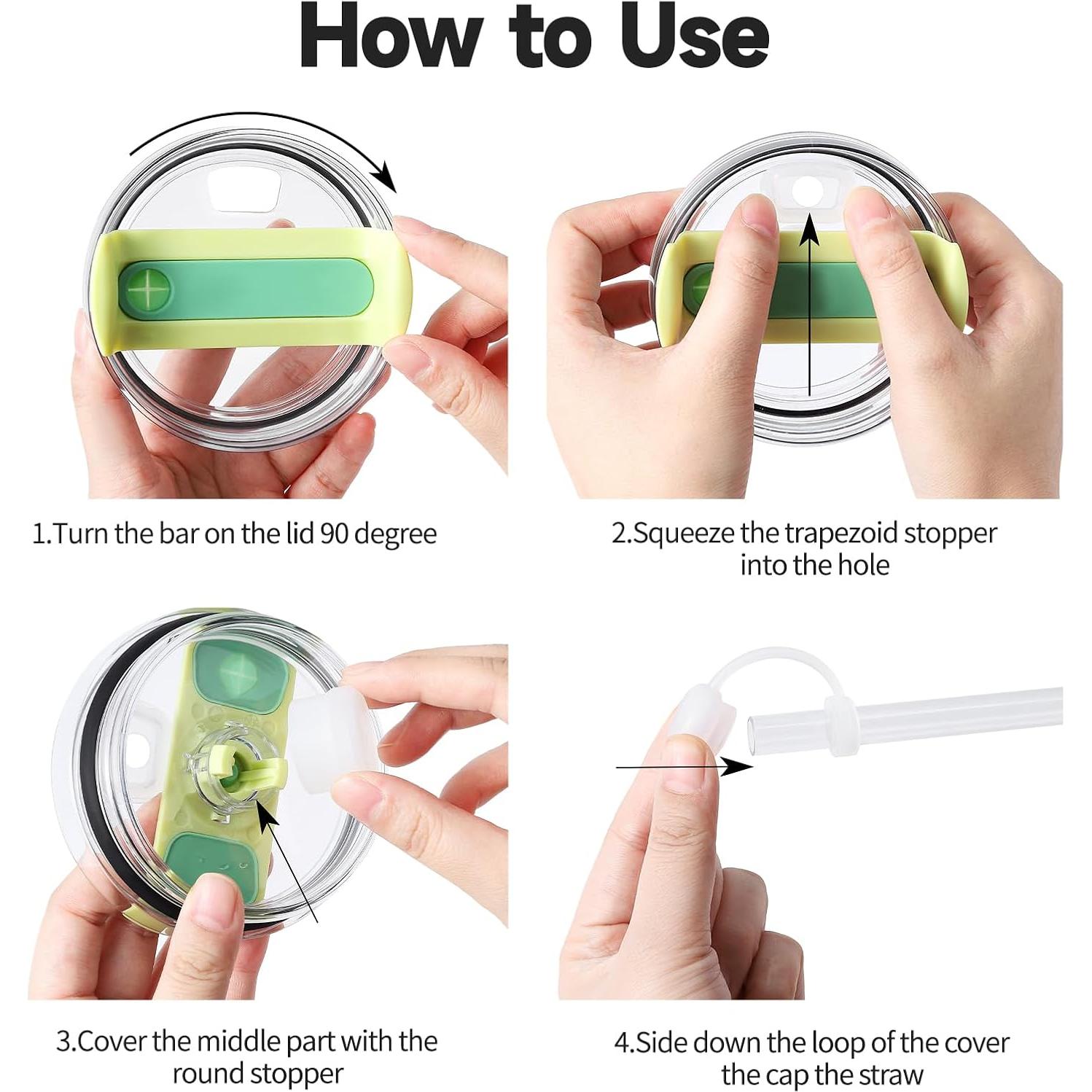 Juego de Tapas Antiderrame HOMDSG para Taza Stanley 1.0