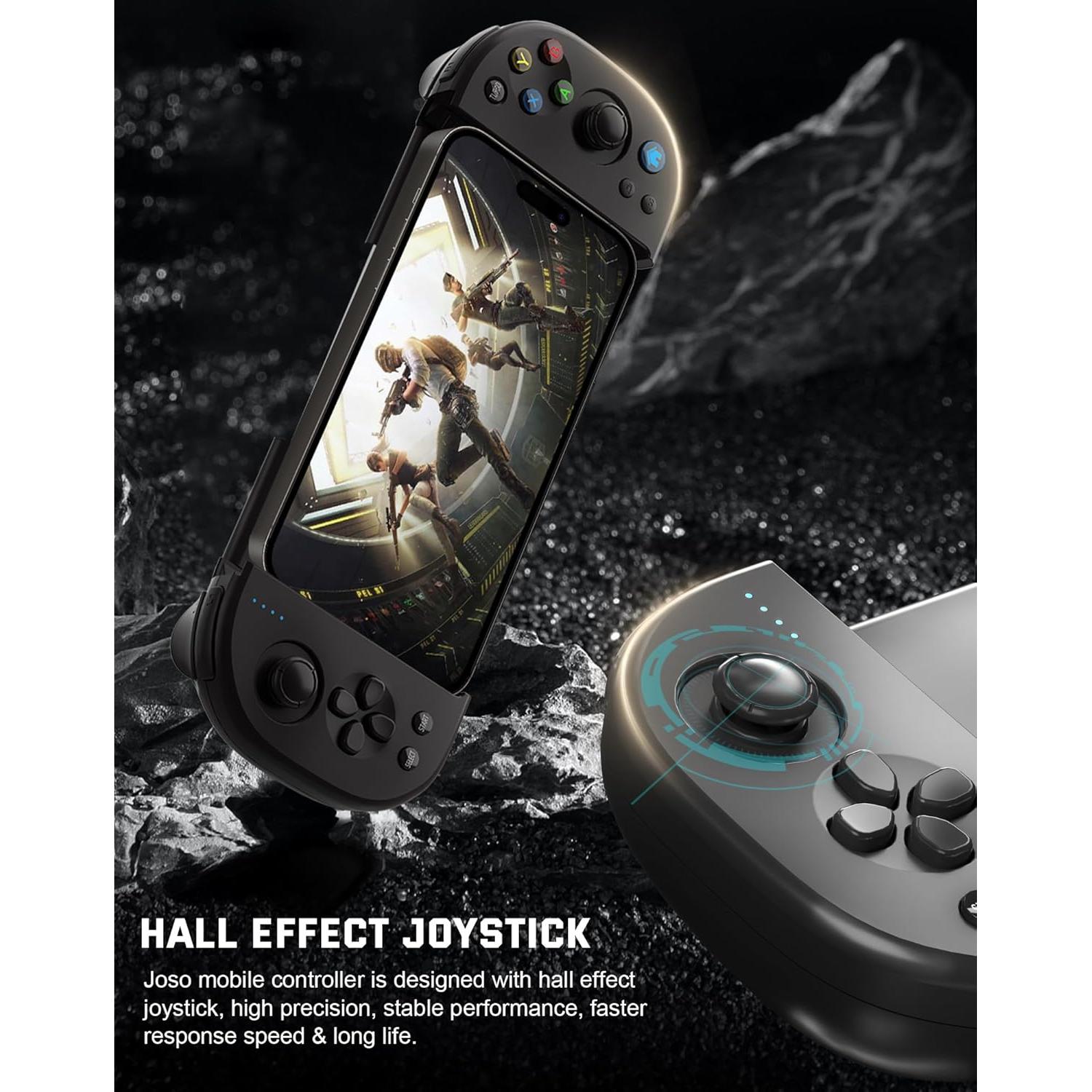 Controlador Joso Inalámbrico para iPhone y Android - Negro