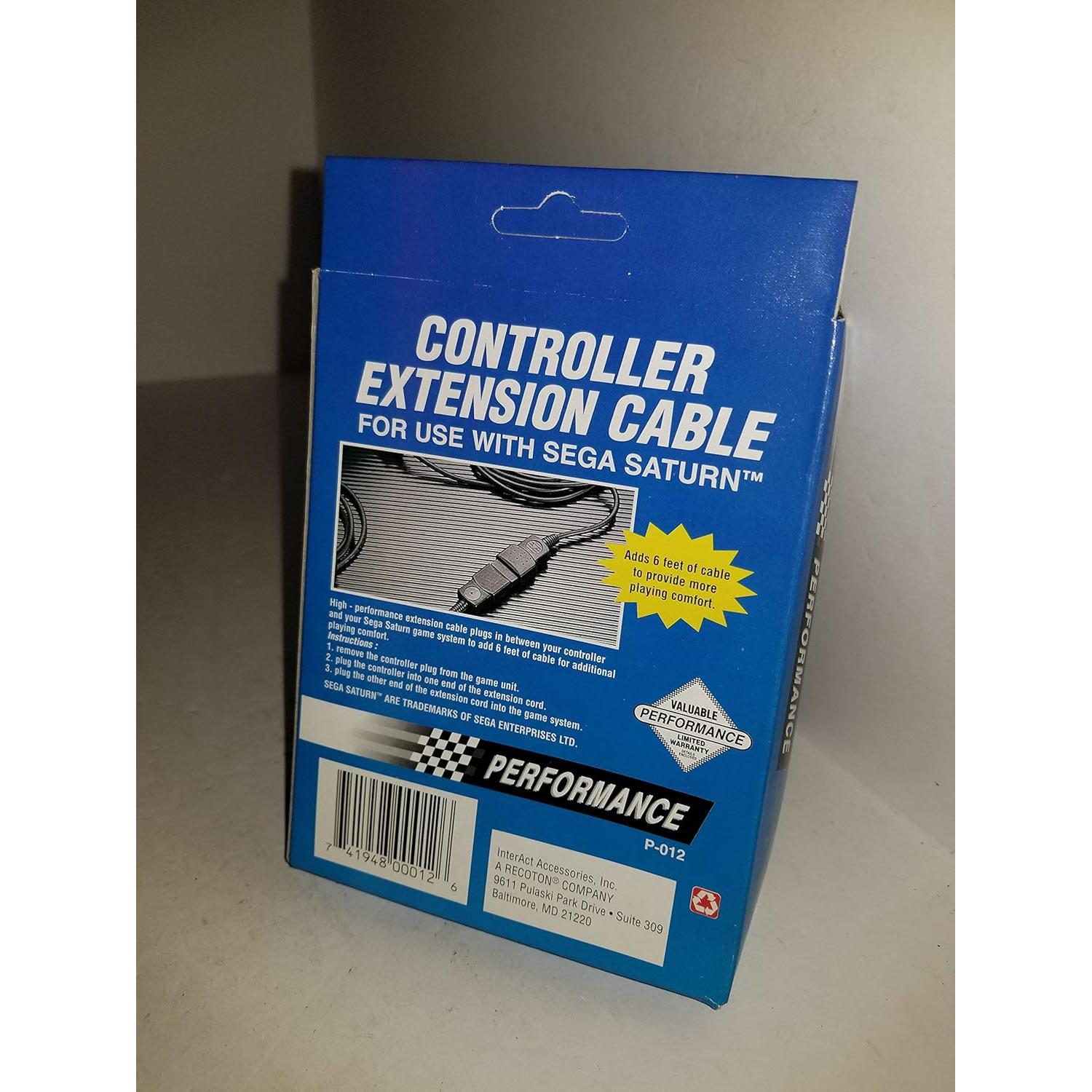 Cable de extensión para joystick Sega Saturn 1.83m Genérico