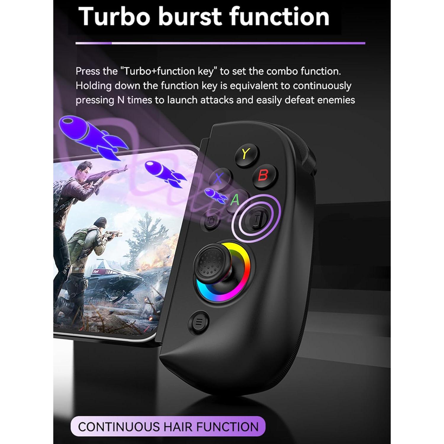 Controlador Inalámbrico Koiiko para iPad y Android RGB Turbo